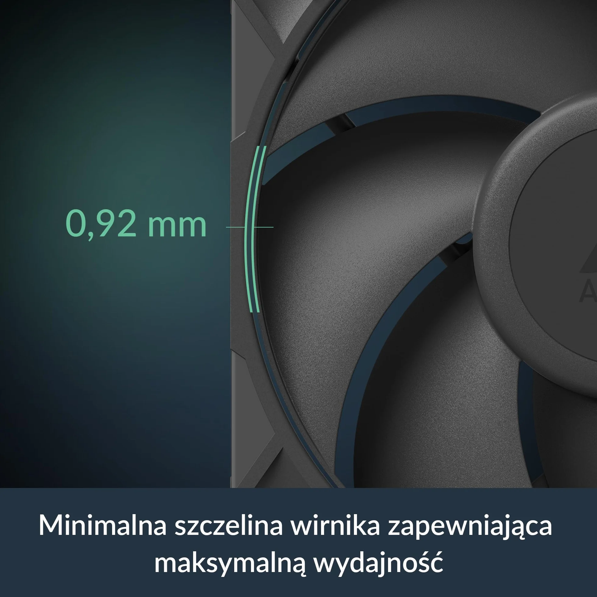 ARCTIC P14 Pro Wentylator PWM 140 mm 400-2500 rpm 0 RPM <5% PWM Łożysko Ślizgowe Hydrodynamiczne 4-Pin Czarny