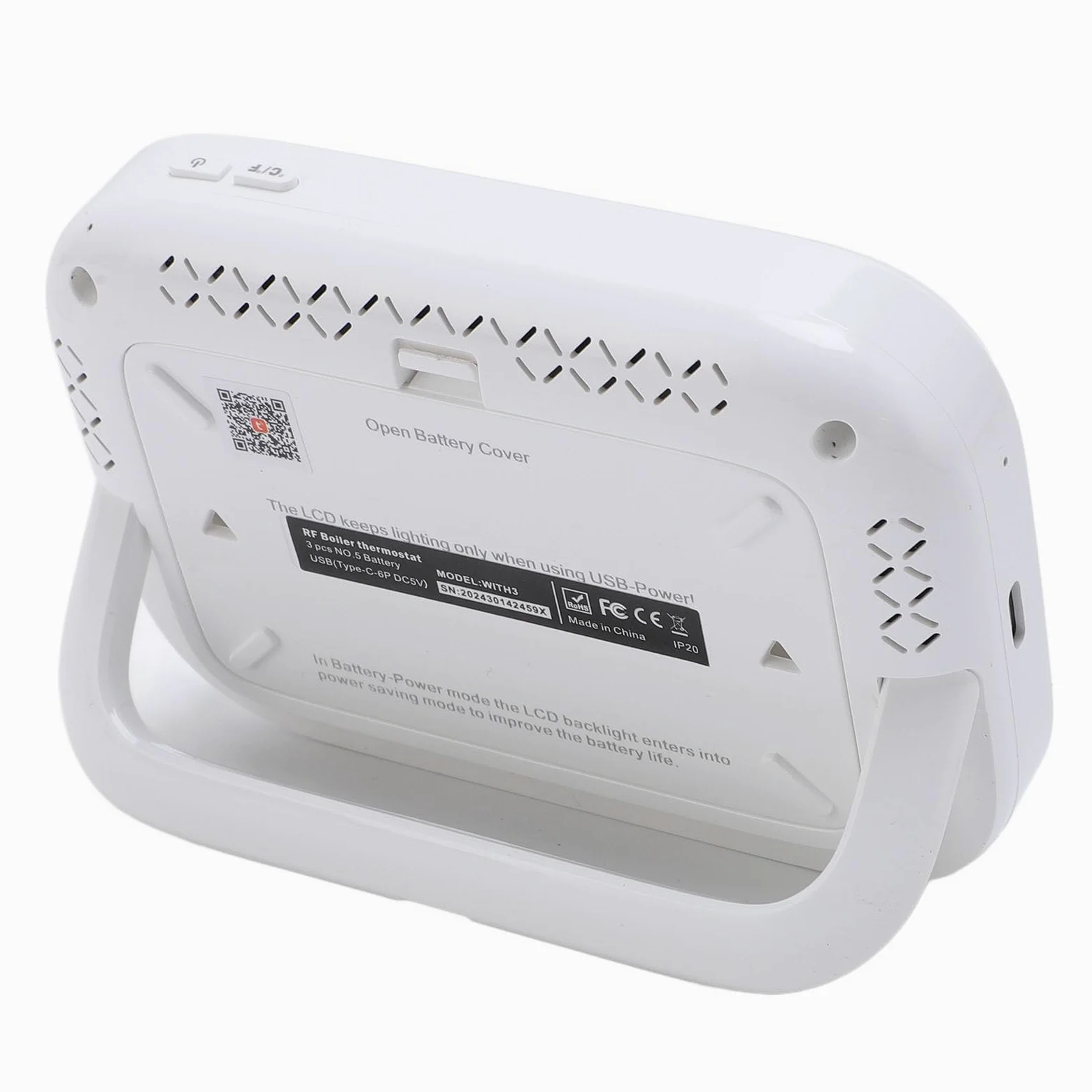 HEEPDD System Kontroli Temperatury Bezprzewodowy Regulator Temperatury Kotła Termostat RF Programowalny za pomocą Aplikacji Pilot do Domowego Systemu Ogrzewania Inteligentny Termostat Kotła Nan