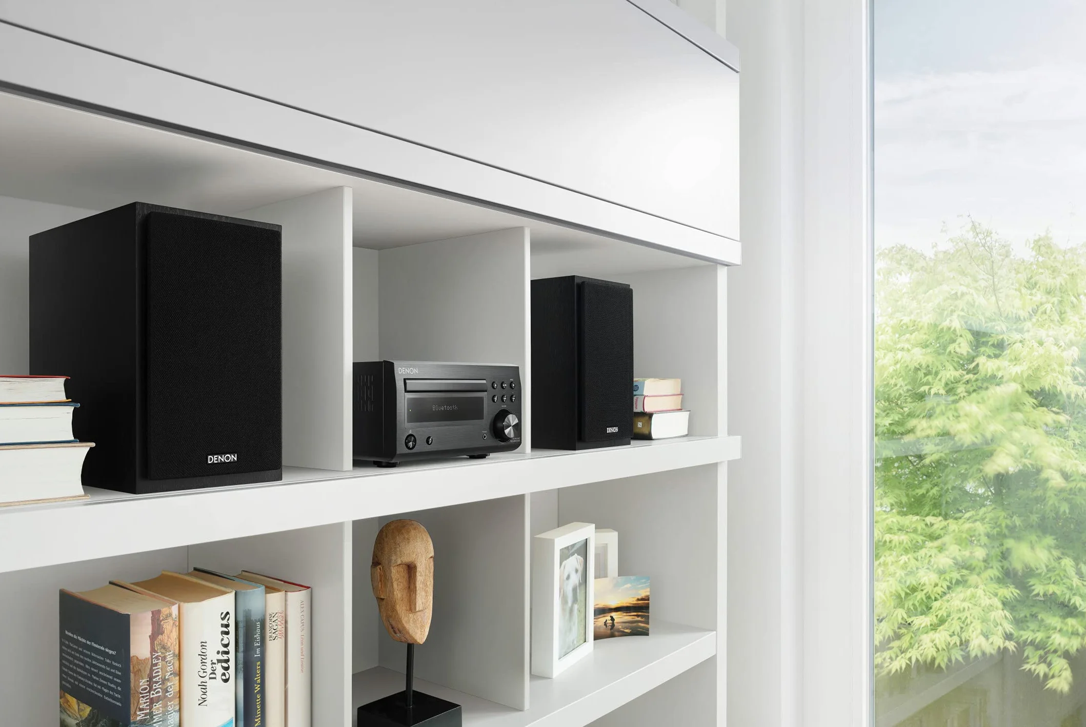 Denon D-M41DAB Kompaktowy Zestaw Stereo, Czarny