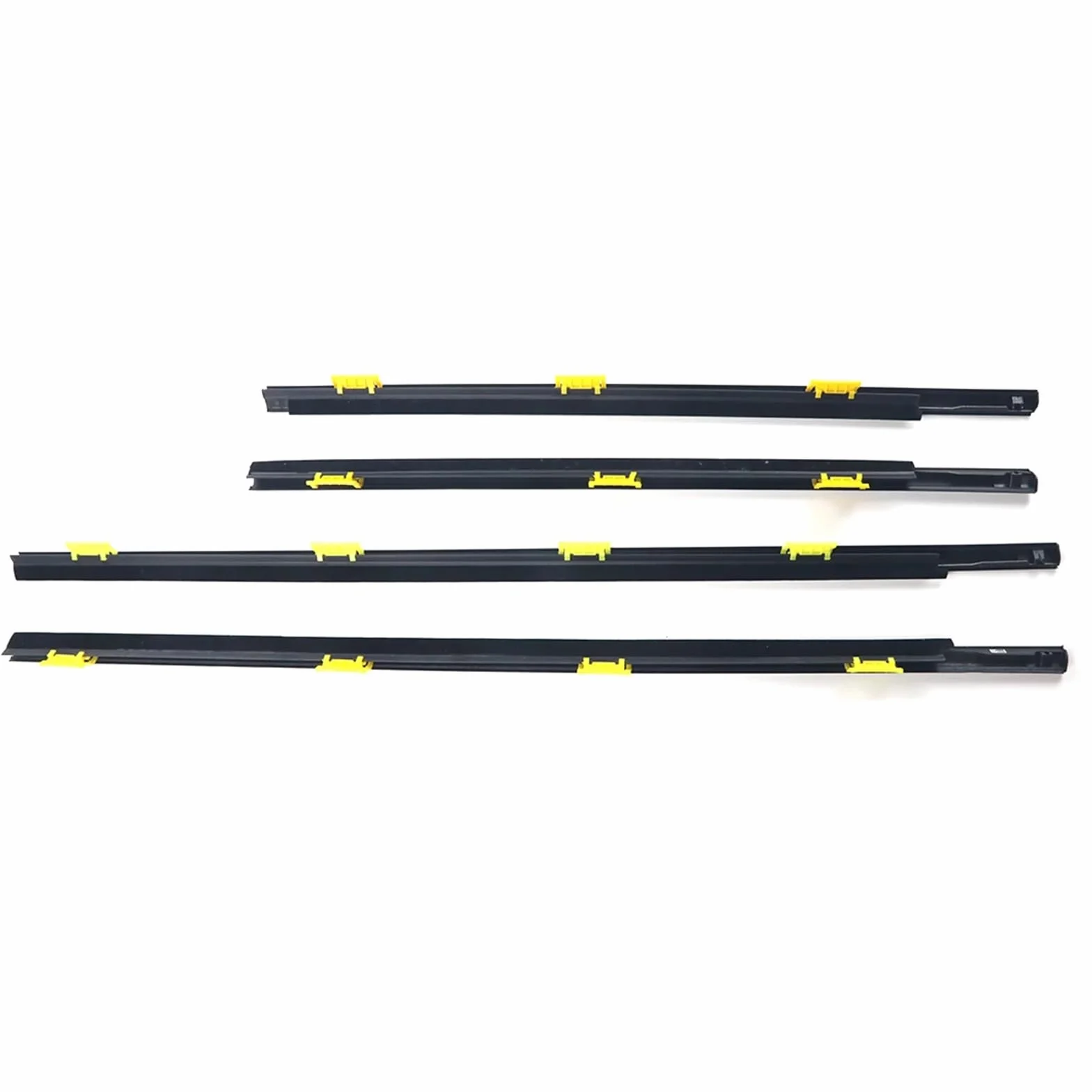 4 szt. Gumowa uszczelka do CR-V do CRV 2002-2006 Samochodowa gumowa uszczelka do okien zewnętrznych Wodoodporna taśma dociskowa Taśma uszczelniająca Listwa wykończeniowa Uszczelka drzwi samochodu