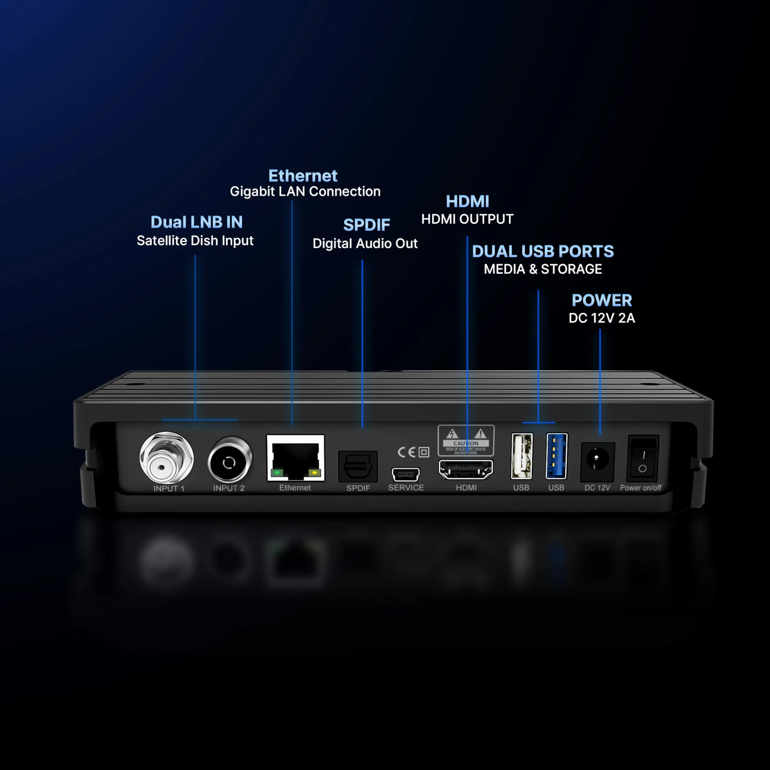 Dreambox One Ultra HD 4K DVB-S2X Multistream Tuner E2 Linux Dual WiFi H.265 HEVC