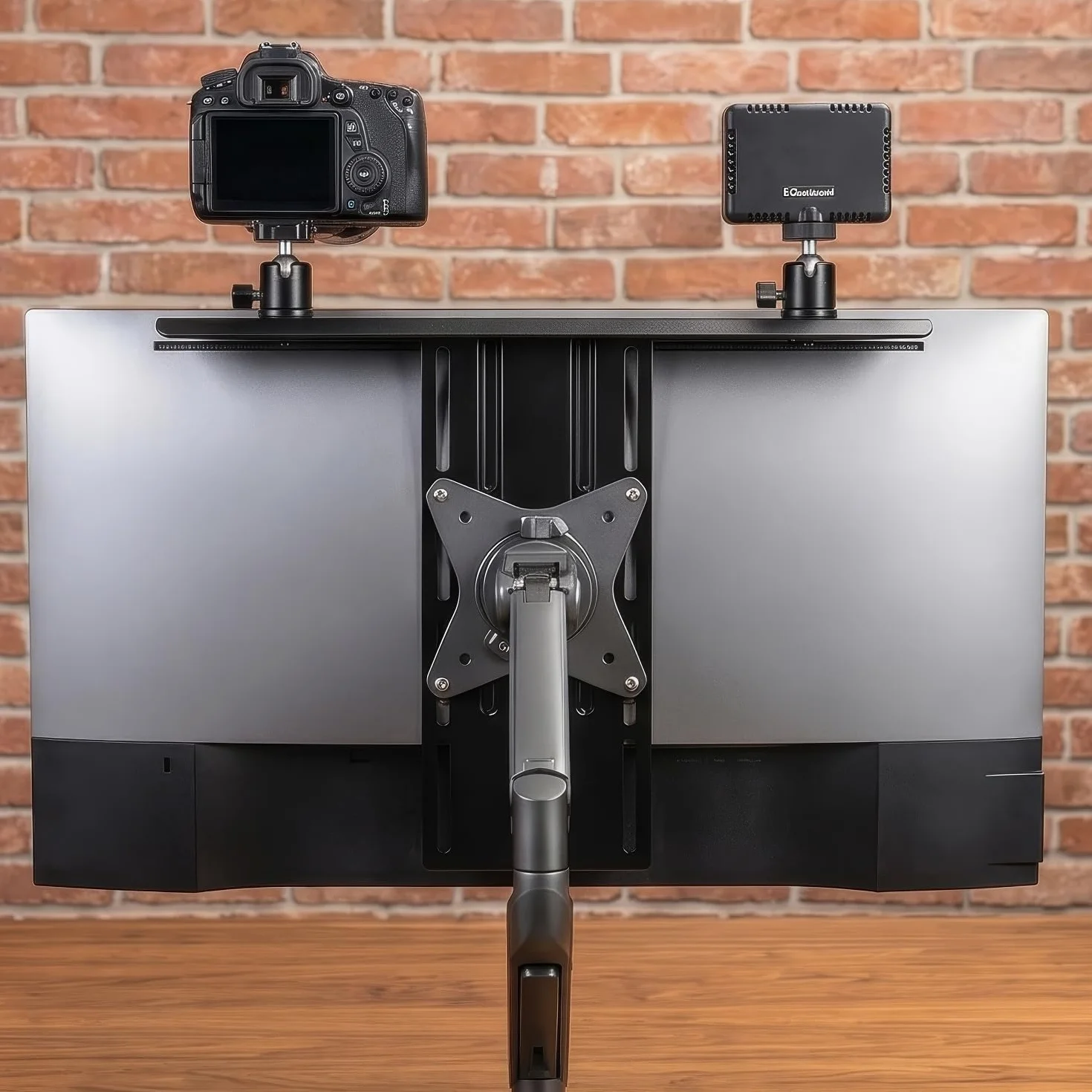 RS464 Uchwyt na Aparat Kamerę Naświetlacz All-In-One VESA 100x100