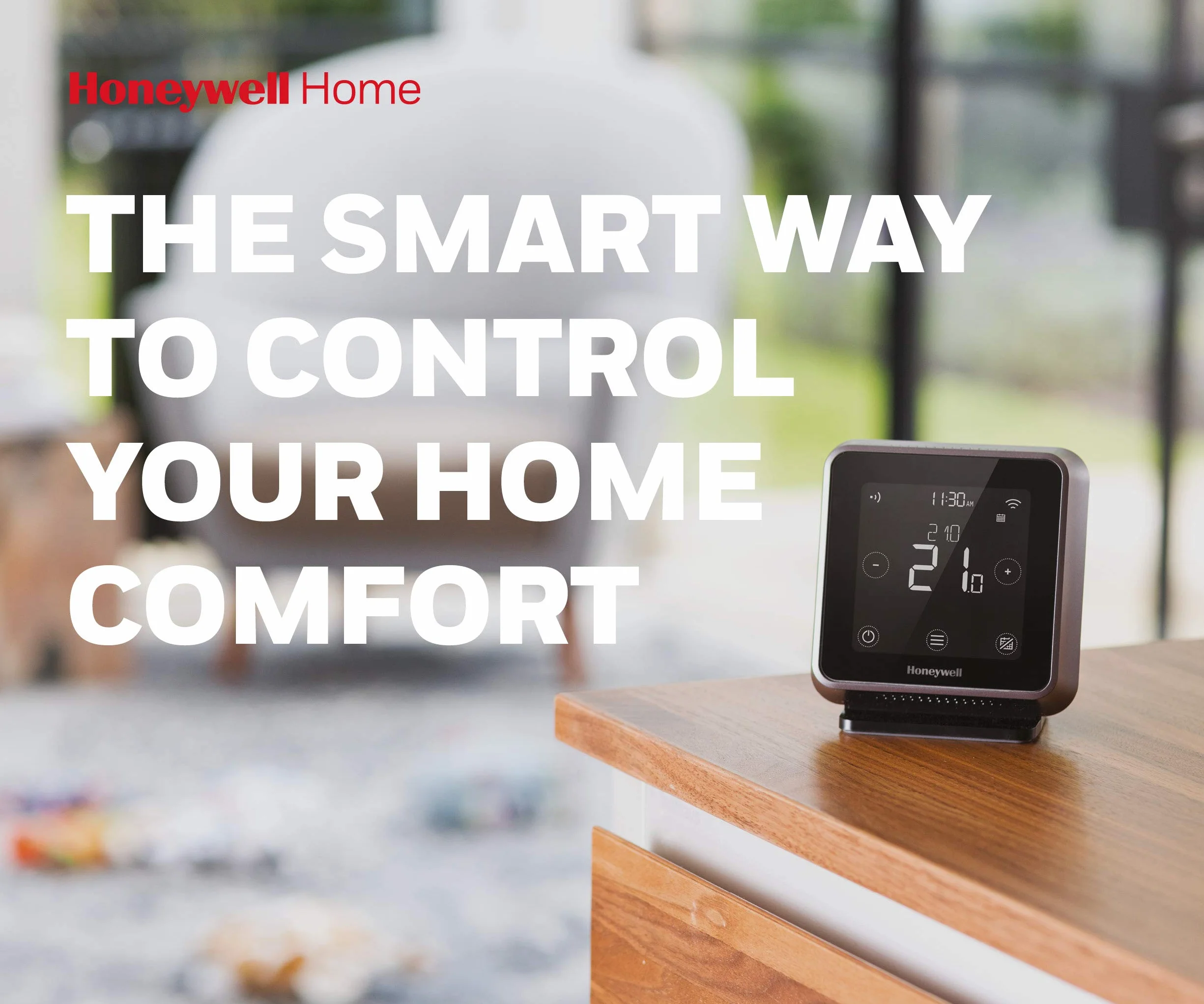 Honeywell Y6R910RW8021 T6R Termostato Programmabile Intelligente Wi-Fi, Senza fili, Compatibile con Alexa, Nero