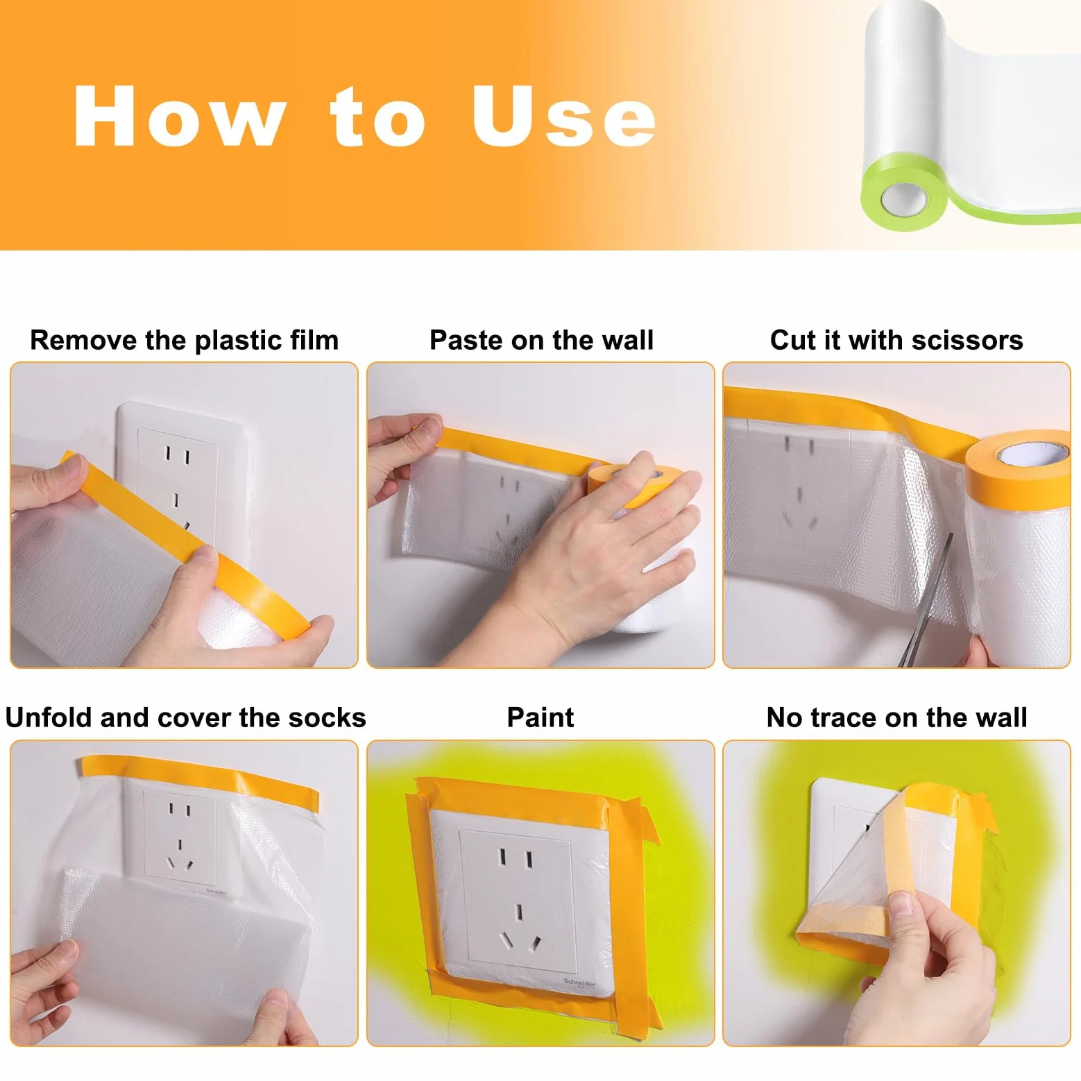 QUARKZMAN 12 rolek wstępnie samoprzylepnej folii maskującej 94,5" x 65,6 ft plastikowa taśma malarska i plandeka z taśmą ochronną do lakieru samochodowego, zielona