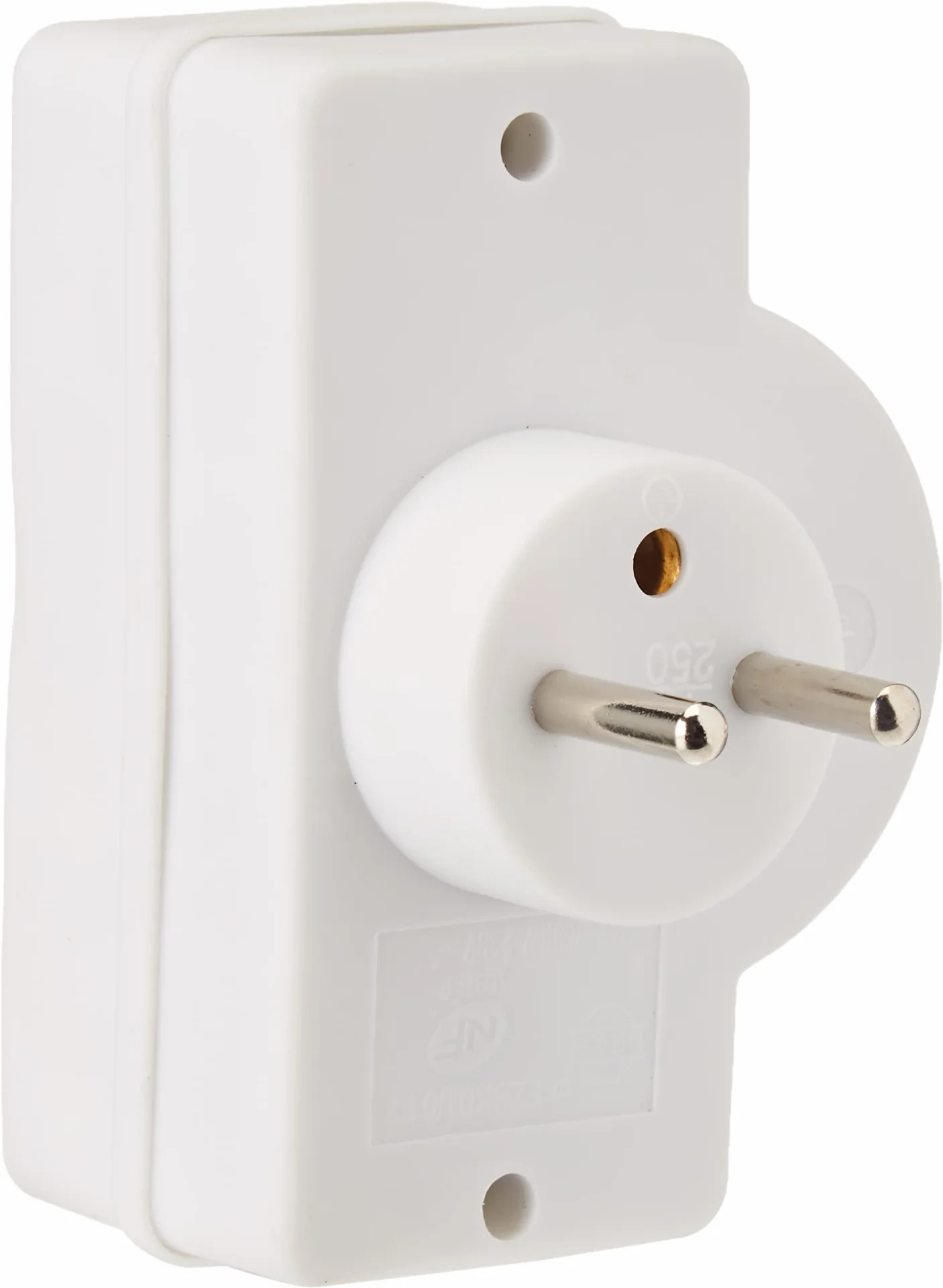 Electraline Adapter listwa zasilająca potrójna z przełącznikiem 3 gniazda 16 A 6 A biała