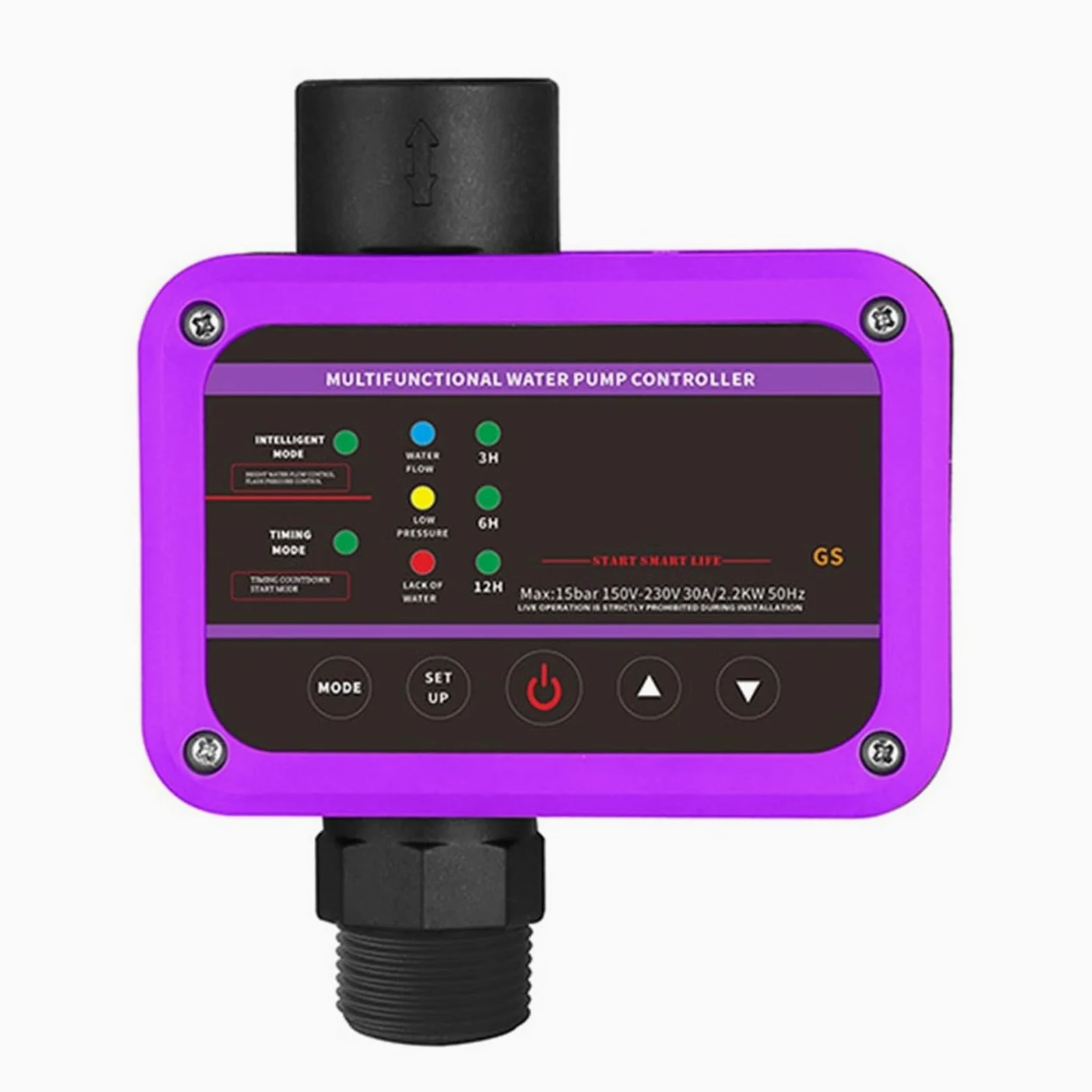 Ciśnieniomierz, Przełącznik ciśnieniowy Przełącznik ciśnieniowy pompy wodnej typu Gs, automatyczny regulator ciśnienia pompy wodnej 10A 15A 25A(Green)