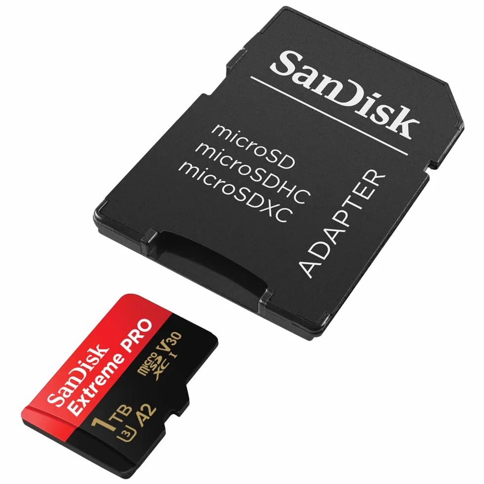 Sandisk Extreme Pro SDSQXCD-1T00-GN6MA Karta Pamięci 1TB Czarny