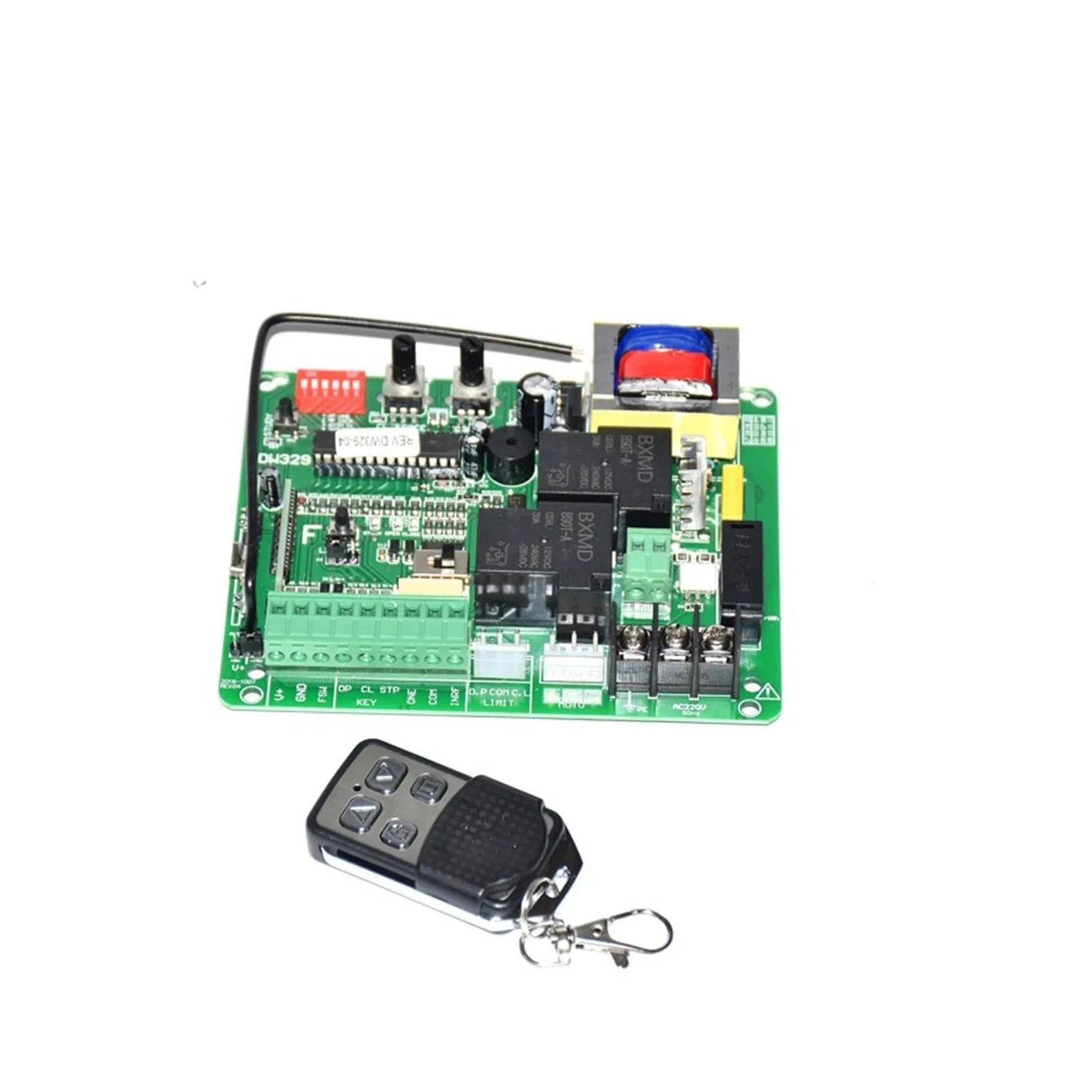 Automatyczne Samozamykacze, 220VAC 370W do 1000W NO otwieracz bramy przesuwnej tablica sterowania silnikiem karta elektroniczna kontroler Pcb z opcjonalnym pilotem(Board 4 remotes)