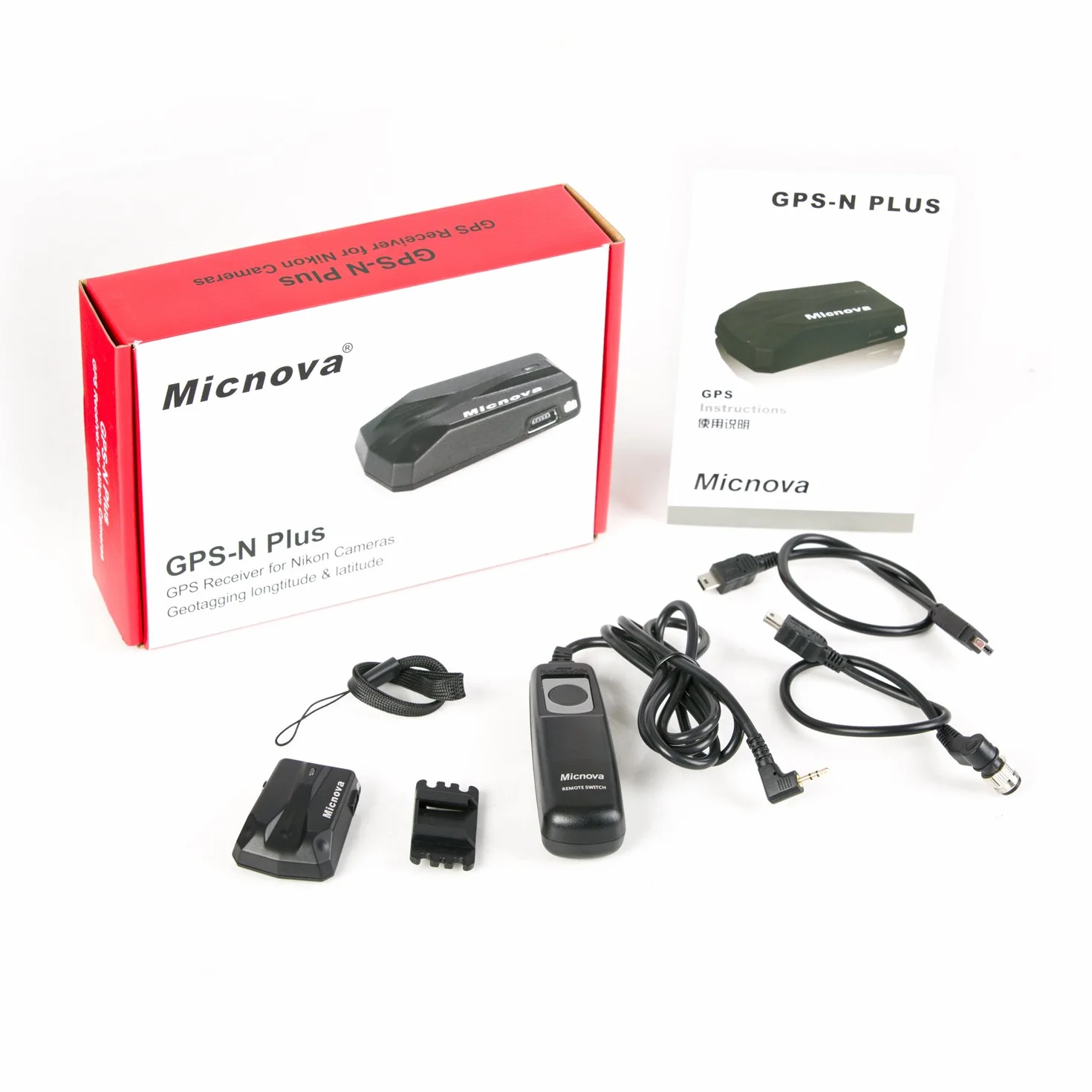 Micnova GPS-N Plus Odbiornik GPS Nawigacja Geotagowanie do Nikon D800 D3200 D3300 D90 D7100 D5200 D4 D600 D5100 D7000 D300 D300S