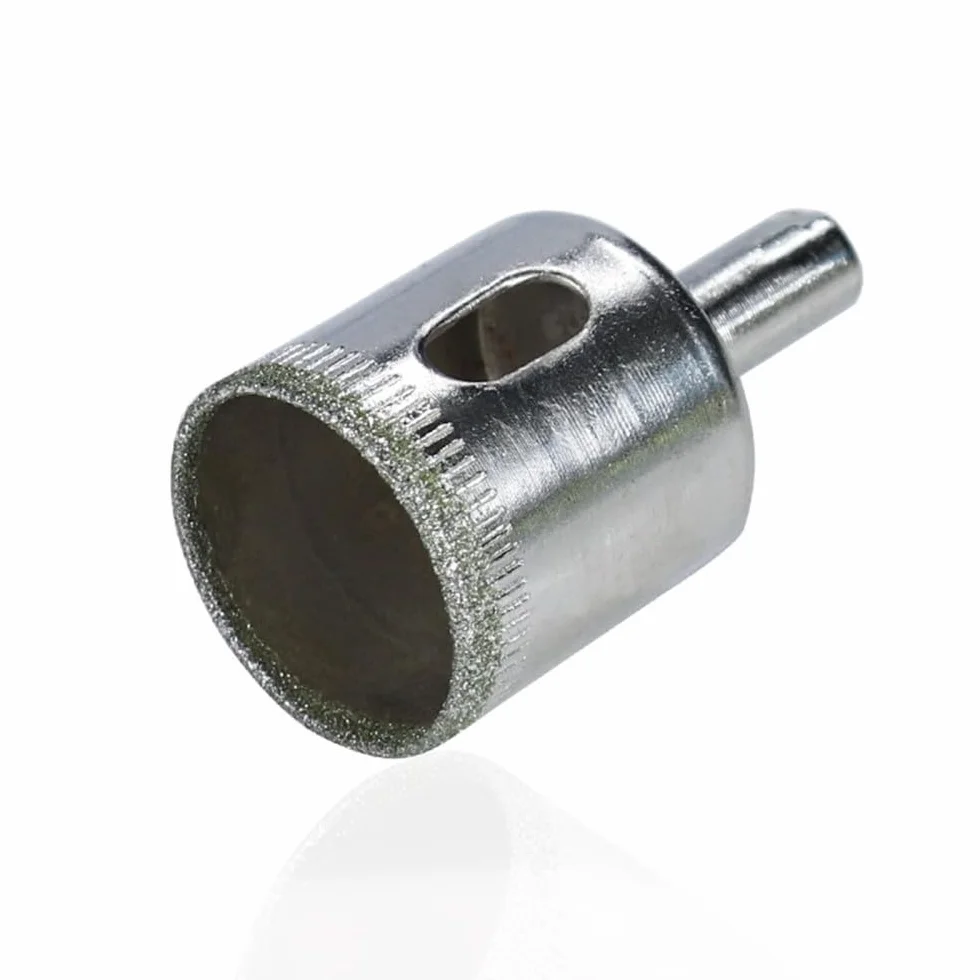 Wiertło diamentowe rdzeniowe, zestaw otwornic powlekanych 3-60 mm do wiercenia w granitowych płytkach szklanych i marmurowych(60-50mm 15pcs B)