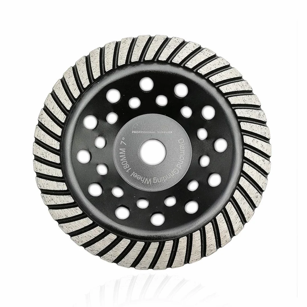 SHDIATOOL Diamentowe koło do szlifowania 180 mm Turbo Row do marmuru betonu, muru, granitu