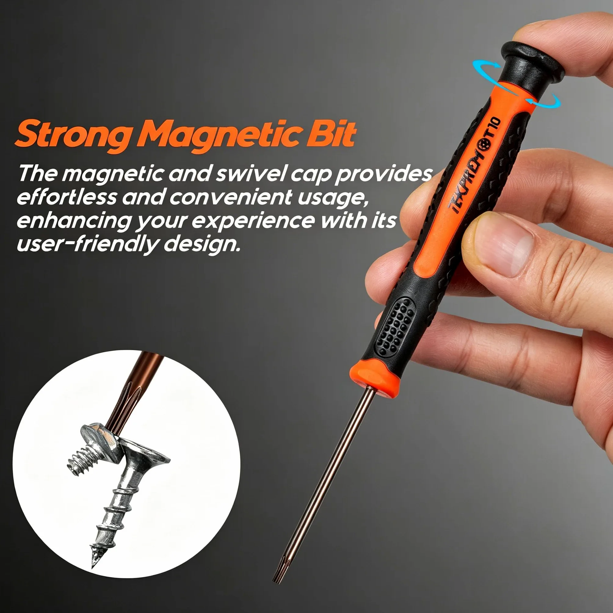 TEKPREM Mały zestaw wkrętaków Torx 8 w 1 z bitami zabezpieczającymi T3, T4, T5, T6, T7, T8, T9, T10, Torx, kompletny zestaw naprawczy Star do Apple, Macbooka, Mac mini, Xbox One, Xbox360, PS3, PS4,