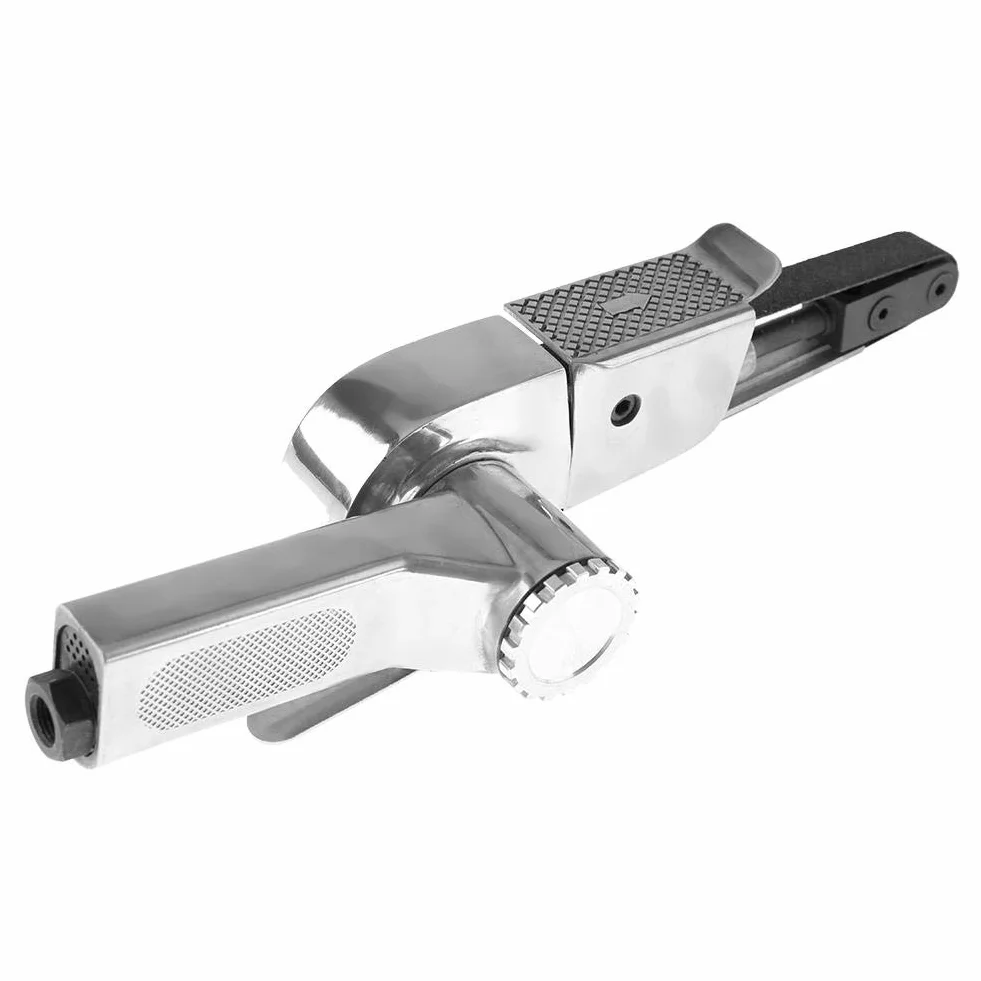 Szlifierka pneumatyczna, 16000 obr./min Pneumatyczna szlifierka taśmowa, szlifierka taśmowa 1/4 powietrza do szlifowania części spawanych 10 x 330 mm / 20 x 520 mm (20 x 520 mm)