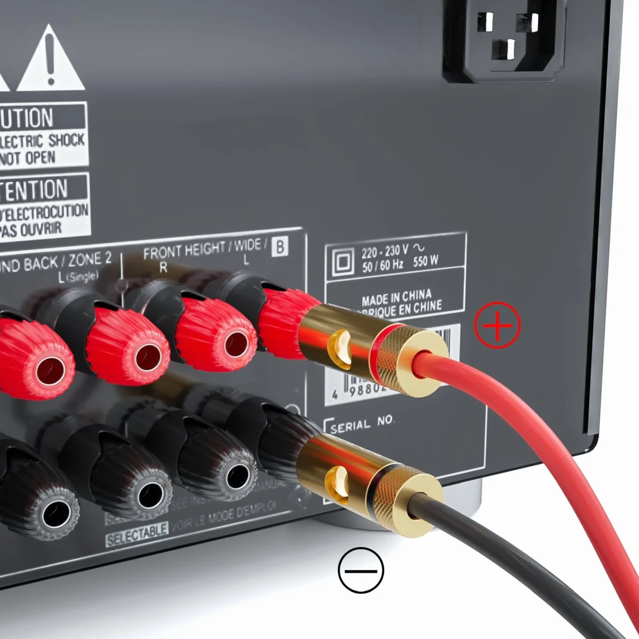 deleyCON 50m Kabel Głośnikowy 2x 4,0mm² Przewód Głośnikowy Aluminium Pokryte Miedzią CCA 2x56x0,30mm Lica Oznaczenie Biegunowości - Czerwony/Czarny