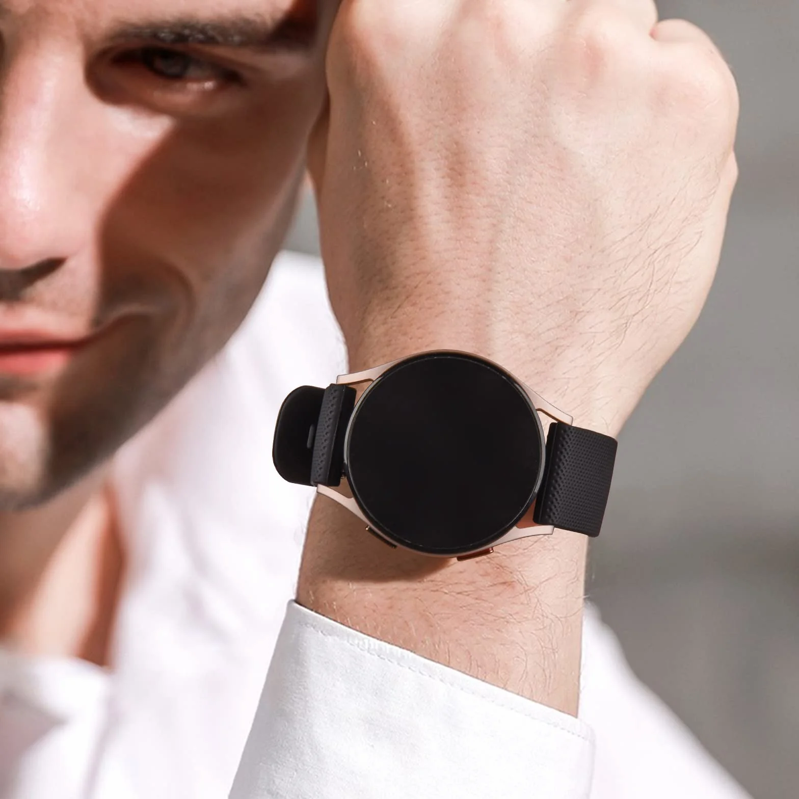 Amzpas Silikonowy Pasek do Zegarka 20 mm 22 mm Szybkie Zapięcie Akcesoria