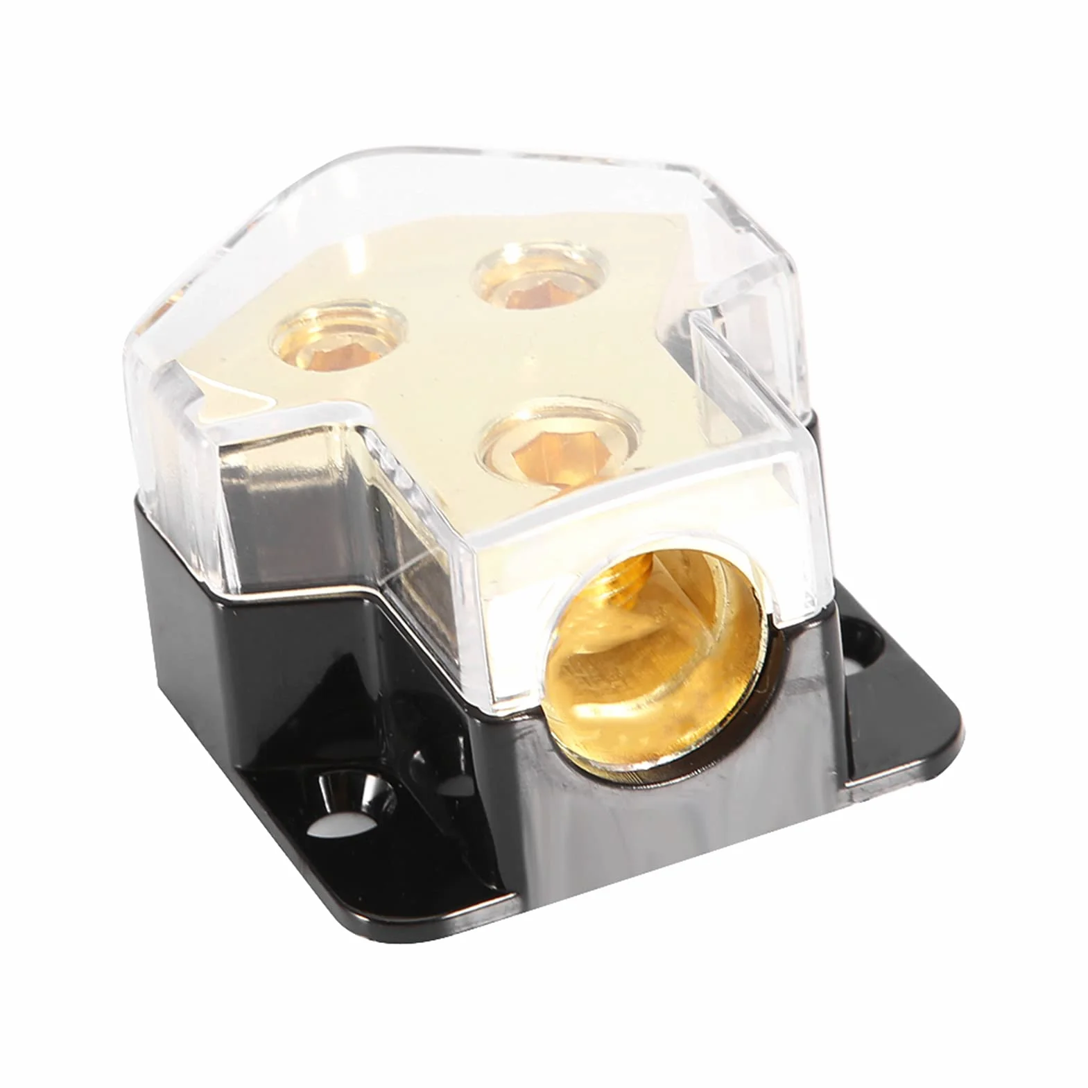 Rozdzielacz zasilania samochodowego audio, blok dystrybucji uziemienia 1x1GA 2x4GA