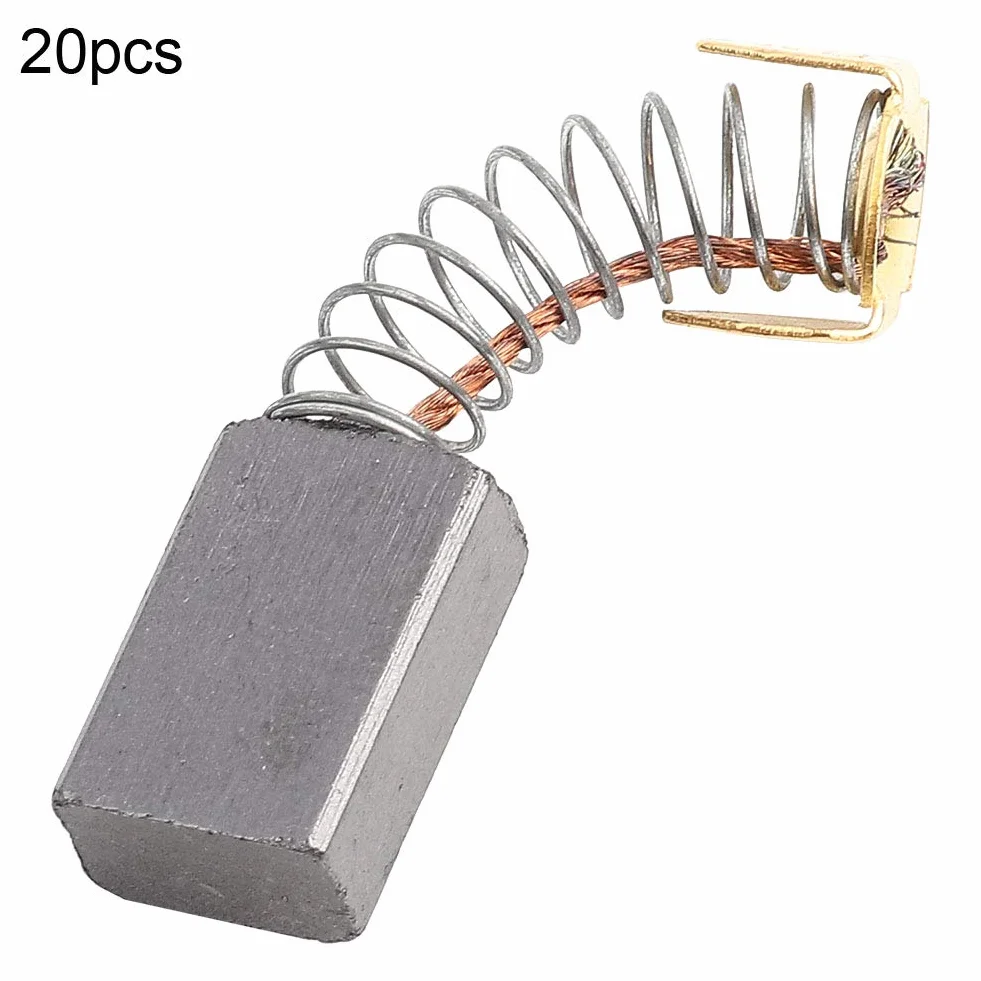 20 sztuk szczotek węglowych 6mm x 10mm x 15mm do silników elektrycznych ogólnego zastosowania