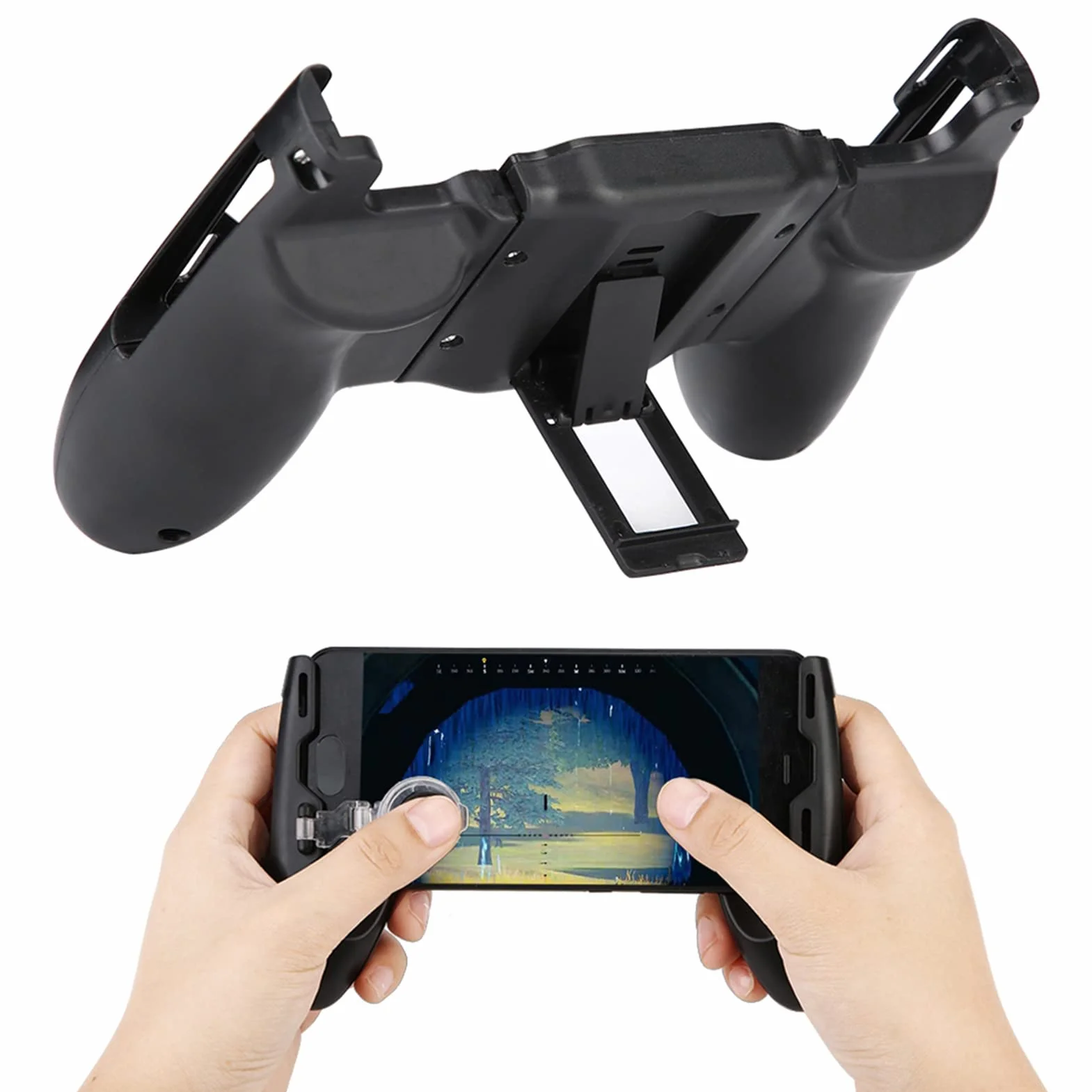Przenośny Uchwyt do Gamepada na Telefon Komórkowy Teleskopowy Kontroler do Gier