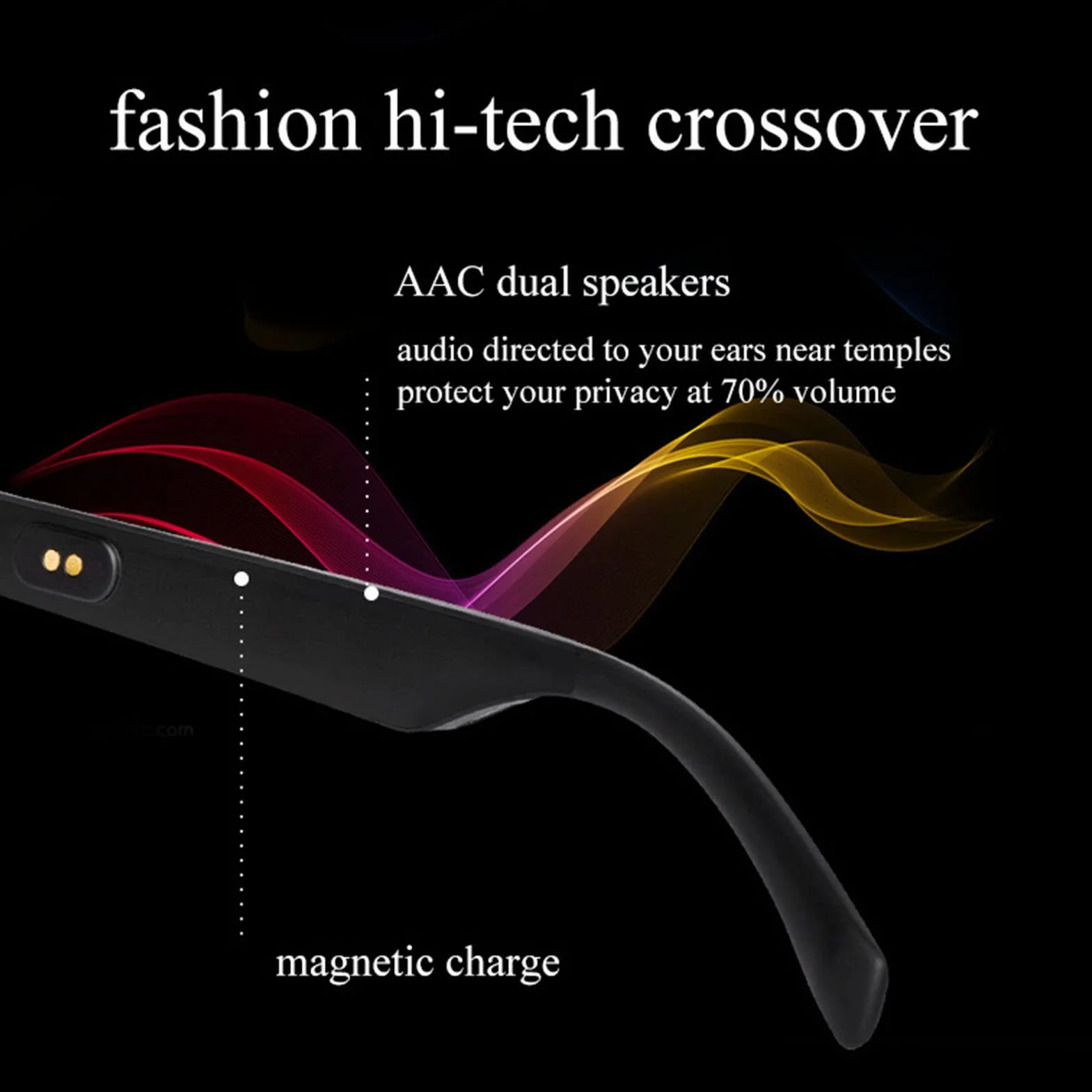 Okulary Przeciwsłoneczne Audio Bluetooth Open Ear Bezprzewodowe