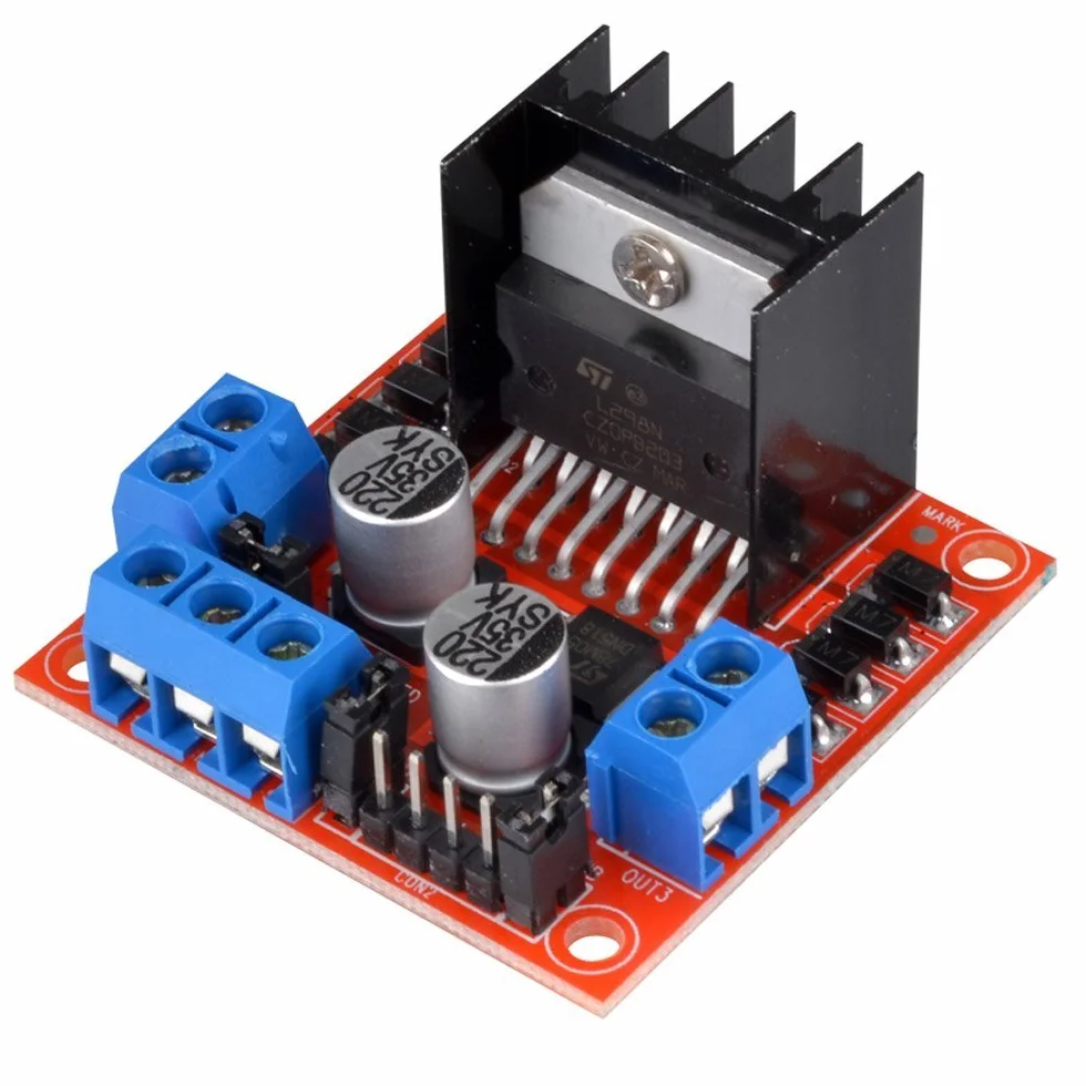 DollaTek Mini modu? sterownika nap?du silnika krokowego L298N podwójny H mostek krokowy DC do inteligentnego robota samochodowego Arduino
