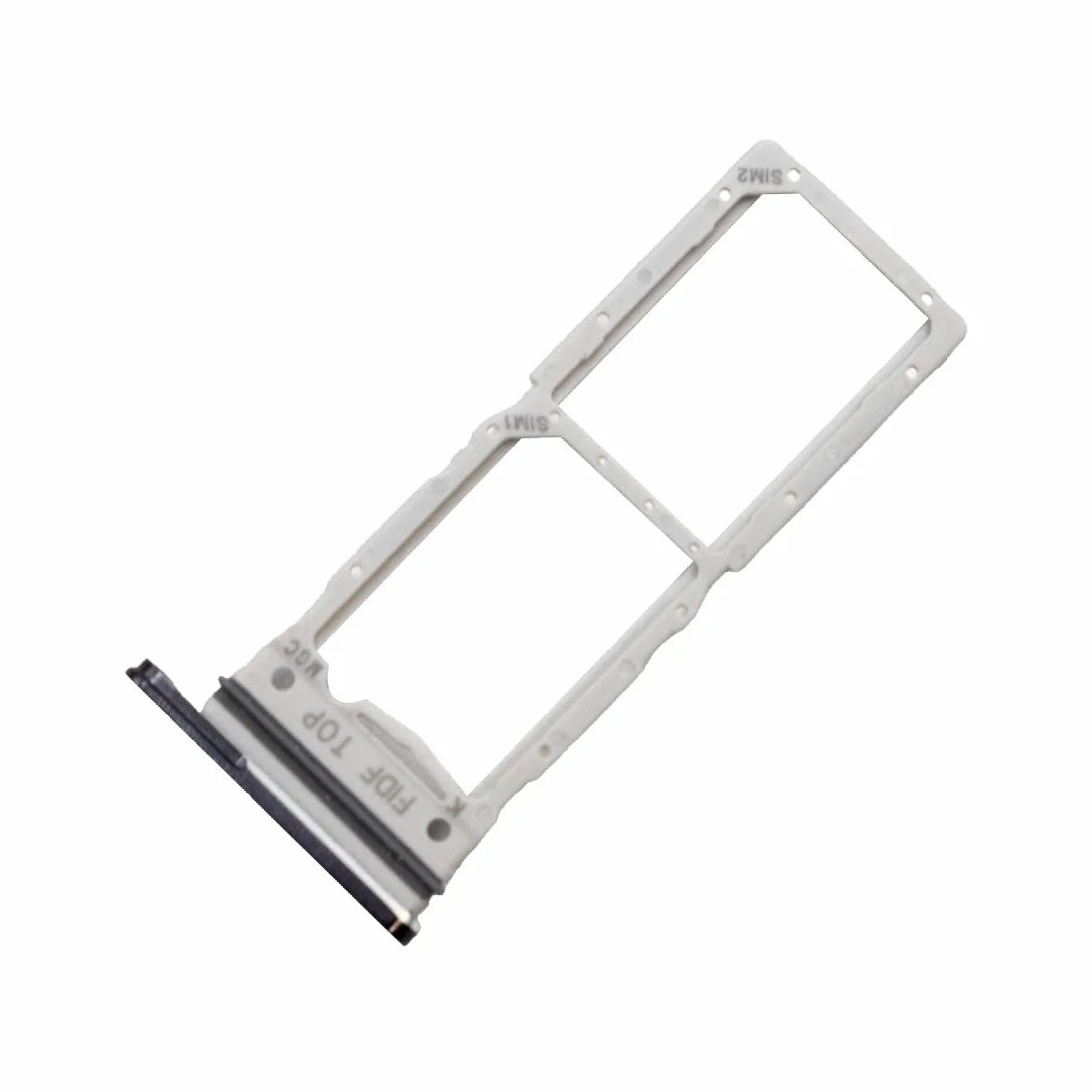 MMOBIEL podwójny SIM Card Slot Tray Holder Replacement Kompatybilny z Samsung Galaxy Z Fold 5 5G - Incl. Uszczelka gumowa i Sim Pin - Czarny