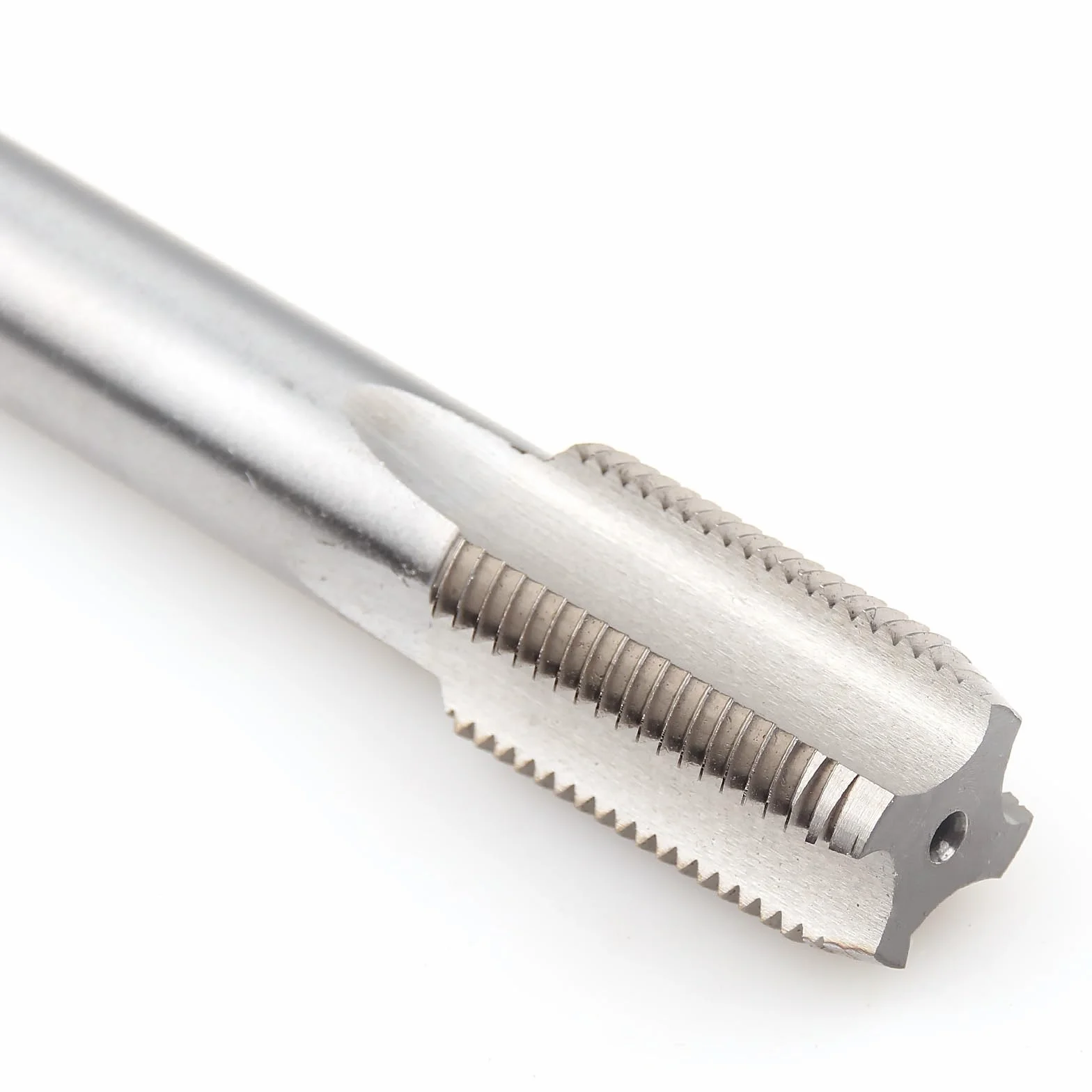 Gwintownik UN 2.5-1.3 cm-8, HSS 1-1/2X8 UN Tap Right Hand | Gwintownik prosty 1-1/2-8, wykonany ze stali szybkotnącej M2, odpowiedni do gwintowania metali.