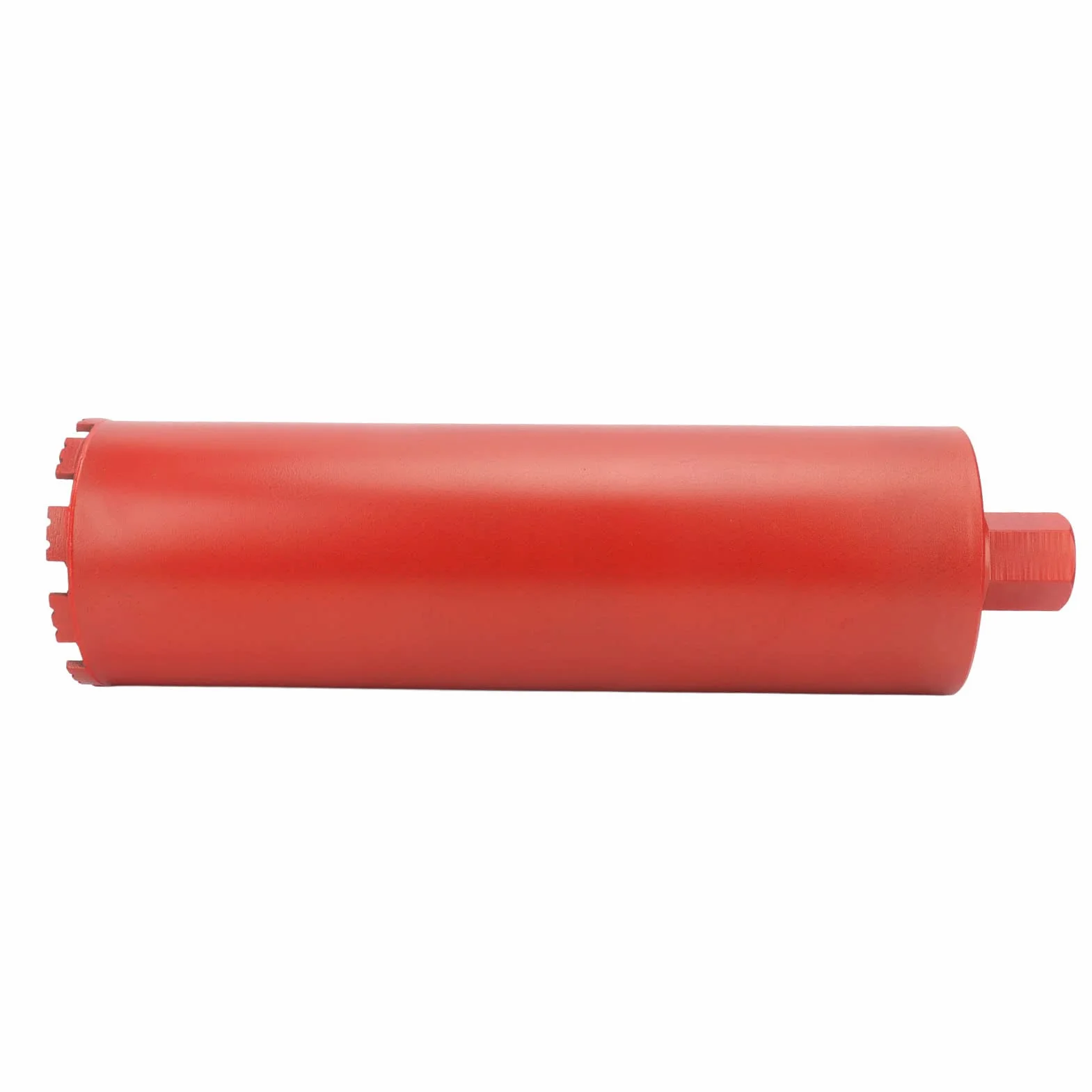 KUIDAMOS Wiertło Diamentowe 5" Uniwersalne Wiertło Rdzeniowe do Betonu z Gwintem, do Wiercenia na Sucho na Mokro, Stal Stopowa G1-1/4 Cala do Rurociągów, Lotnisk, Stal Stopowa