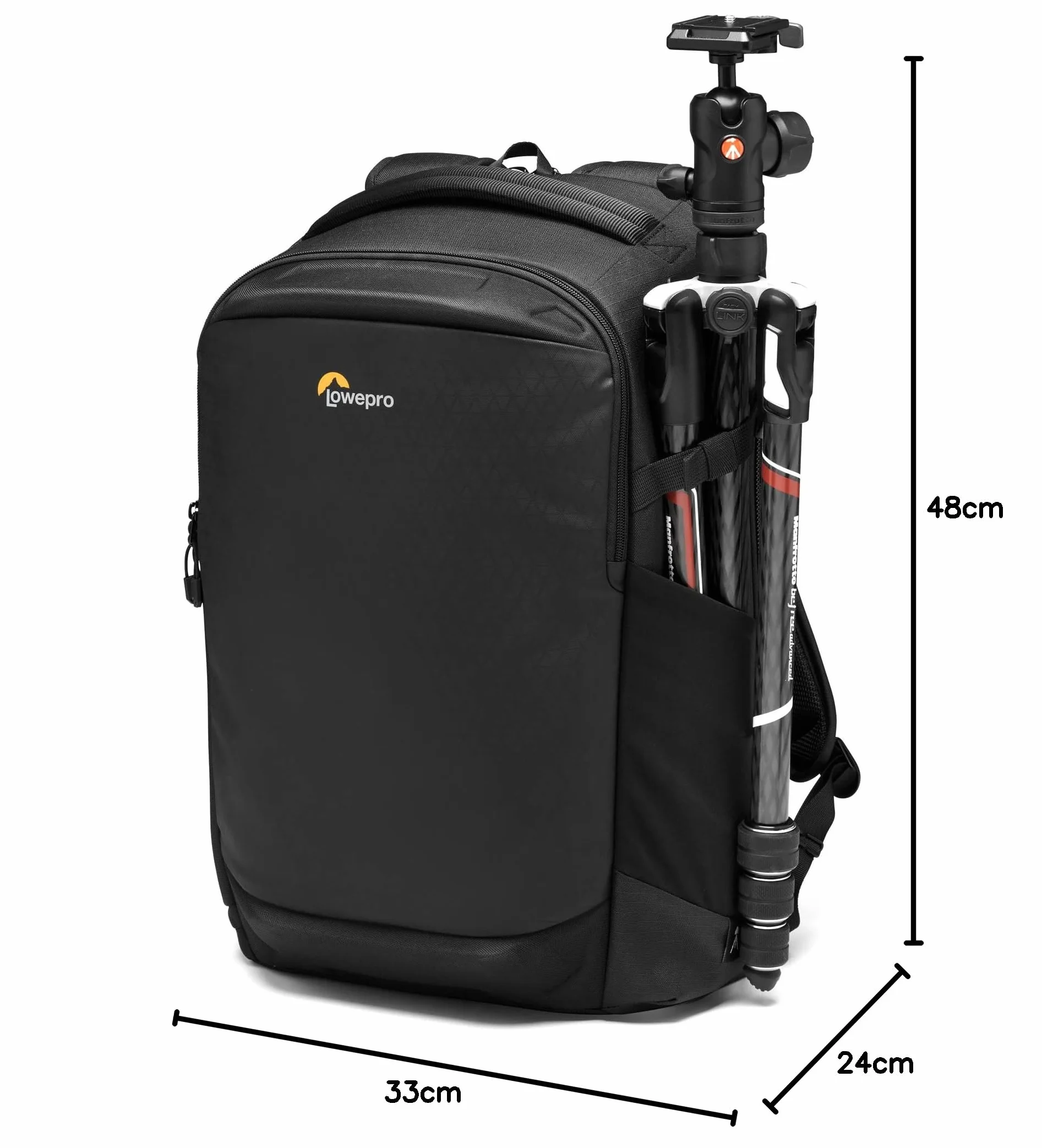 Lowepro BP 400 AW III Plecak Fotograficzny, Czarny, 33 x 24 x 48 cm