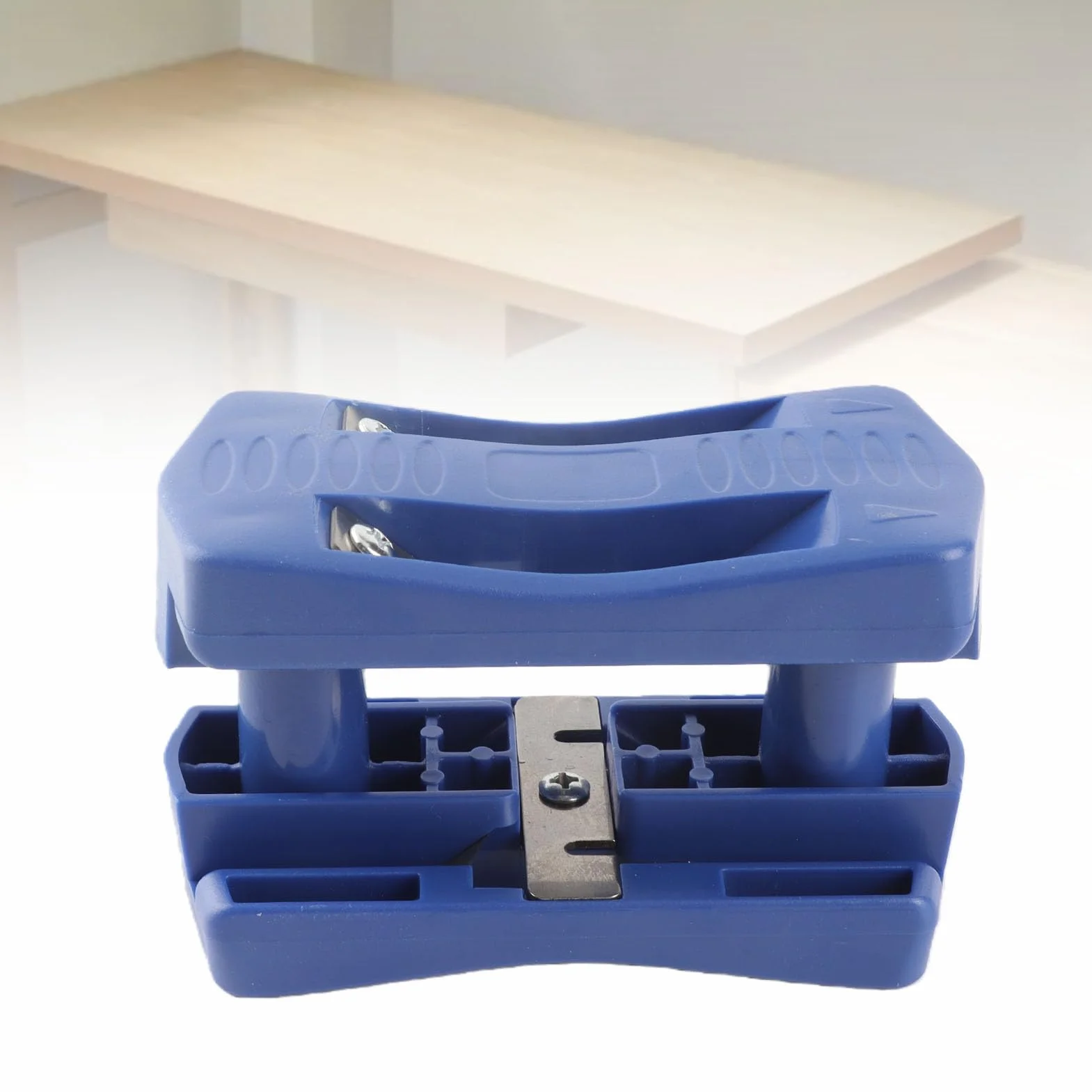 Pissente Podwójna krawędź Trymera Drewniana krawędź Trymera Zestaw z Twardymi Białymi Stalowymi Ostrzami dla Paneli Mebli Szafki Stolarka DIY Projekty Ręczne Narzędzie do Przycinania