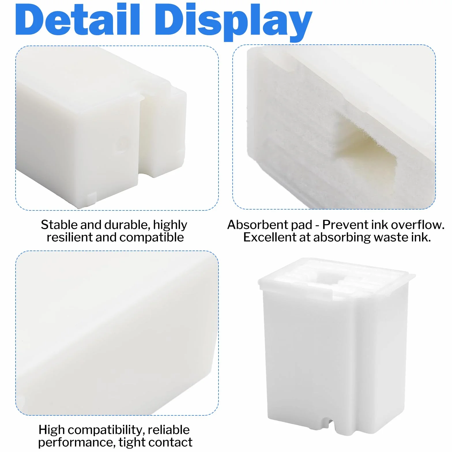 Gąbki do drukarki Epson L1110/L1250/L3110/L3158/L3160/L3210/L3250 do pudełka konserwacyjnego 3 sztuki
