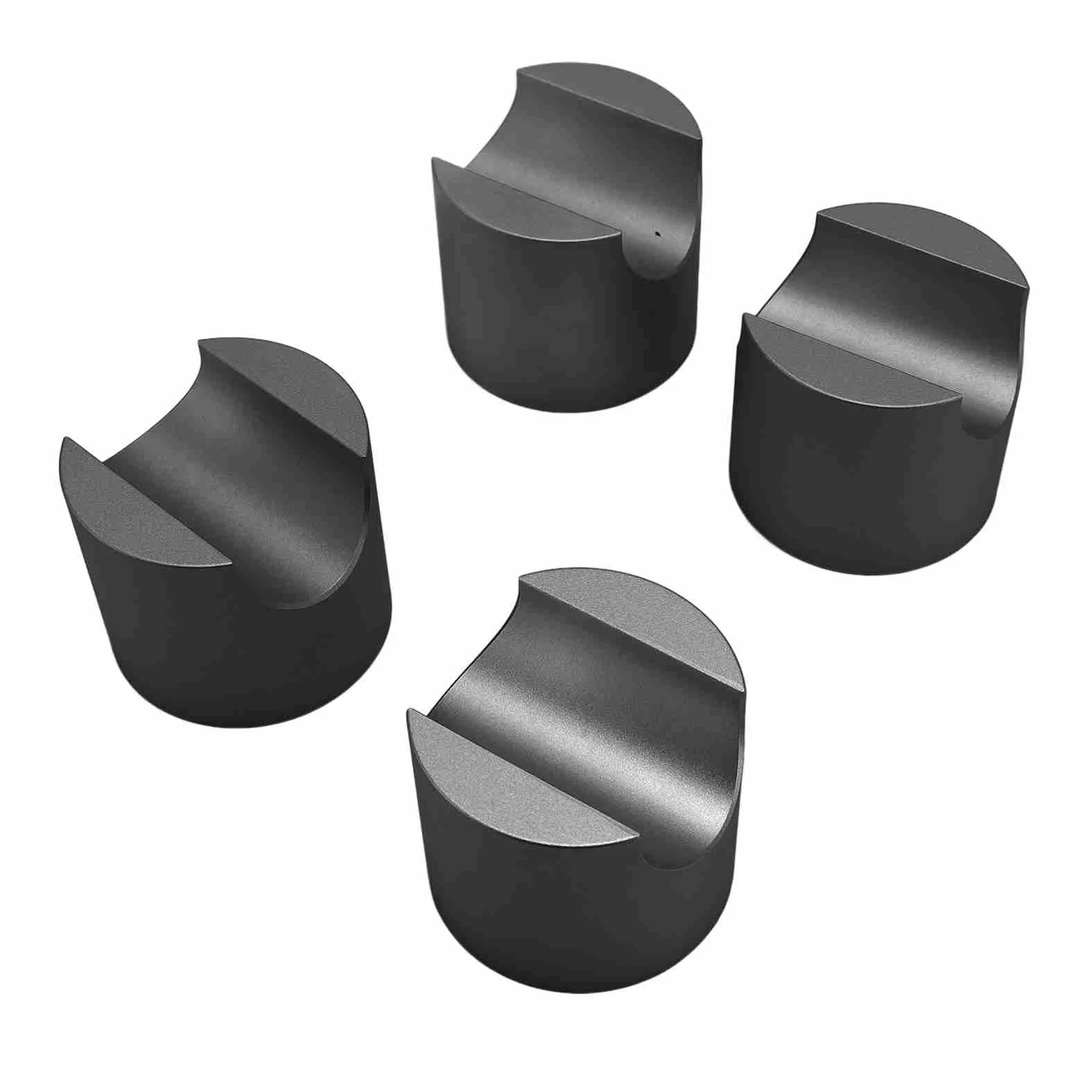 Zunate Aluminiowy Zacisk do Kabli, 4 szt. |Stabilizator Zaciskowy Przewodu Głośnikowego HiFi do Redukcji Wibracji Kina Domowego (BLACK)