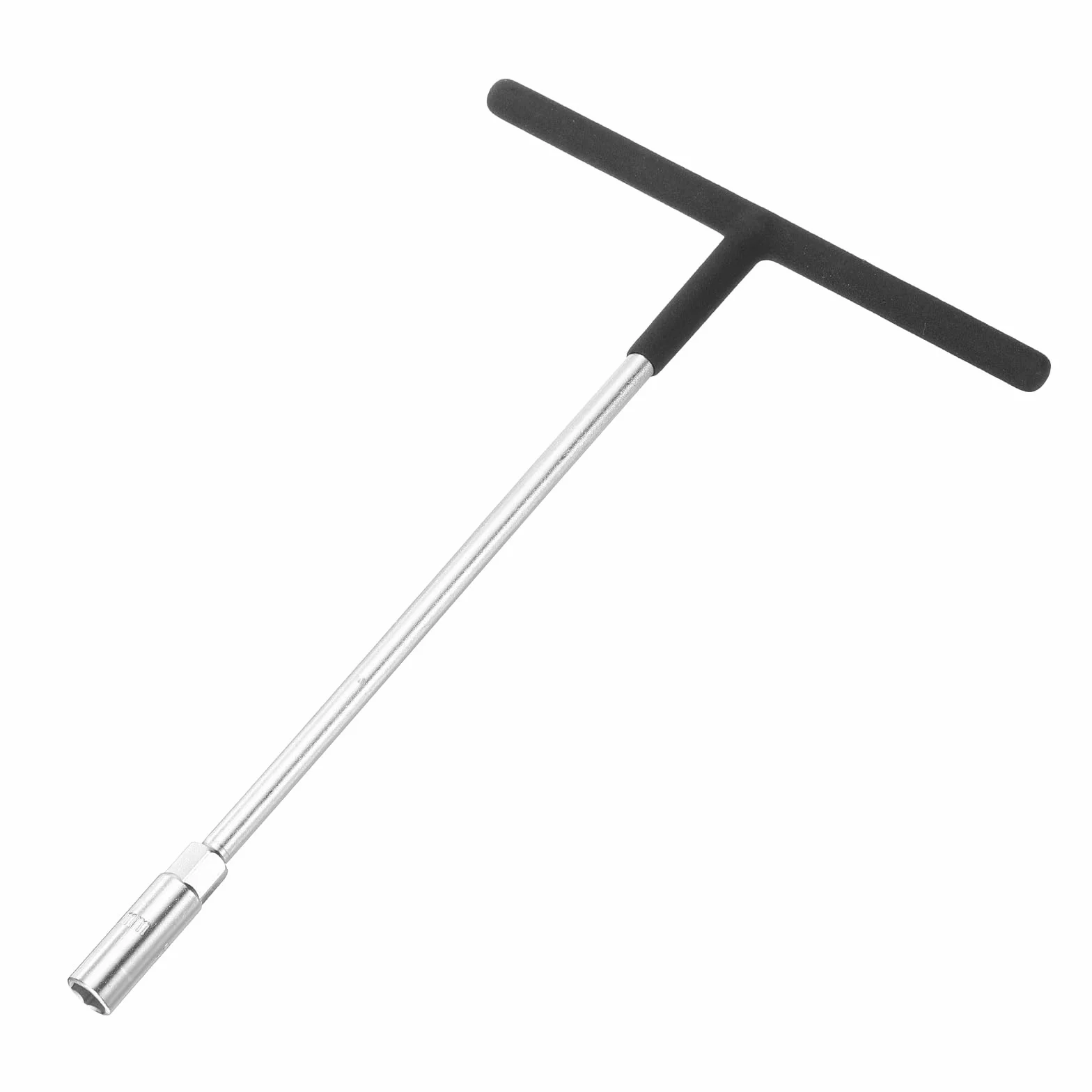 QUARKZMAN Klucz nasadowy metryczny z uchwytem T, 10 mm, CR-V, 6-punktowy, sześciokątny, w kształcie litery T, do naprawy motocykla, roweru, samochodu