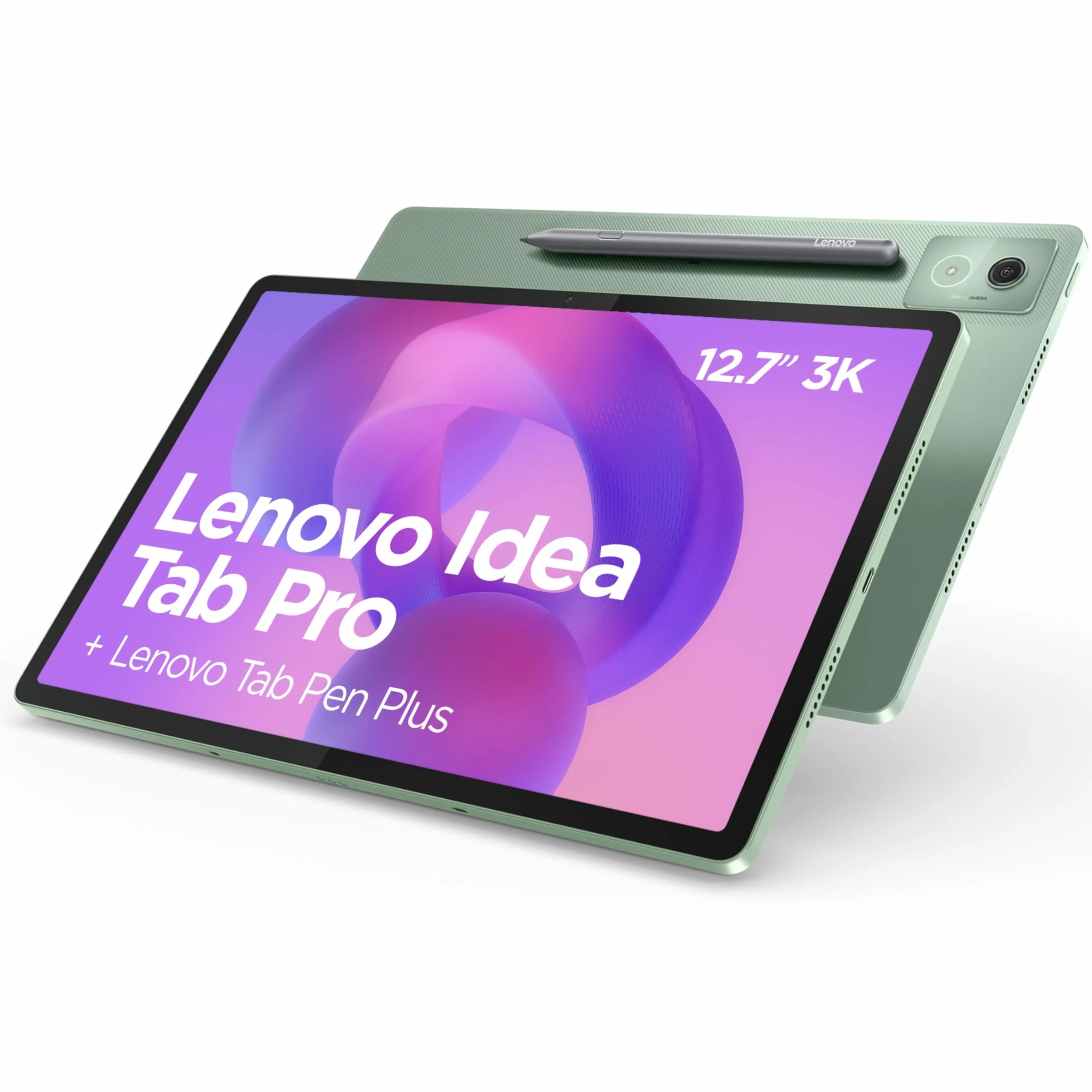 Lenovo Idea Tab Pro 12,7" 3K 144 Hz Tablet, MediaTek Dimensity 8300, 8 GB RAM, 256 GB, WiFi 6, Android 14, Seafoam Green