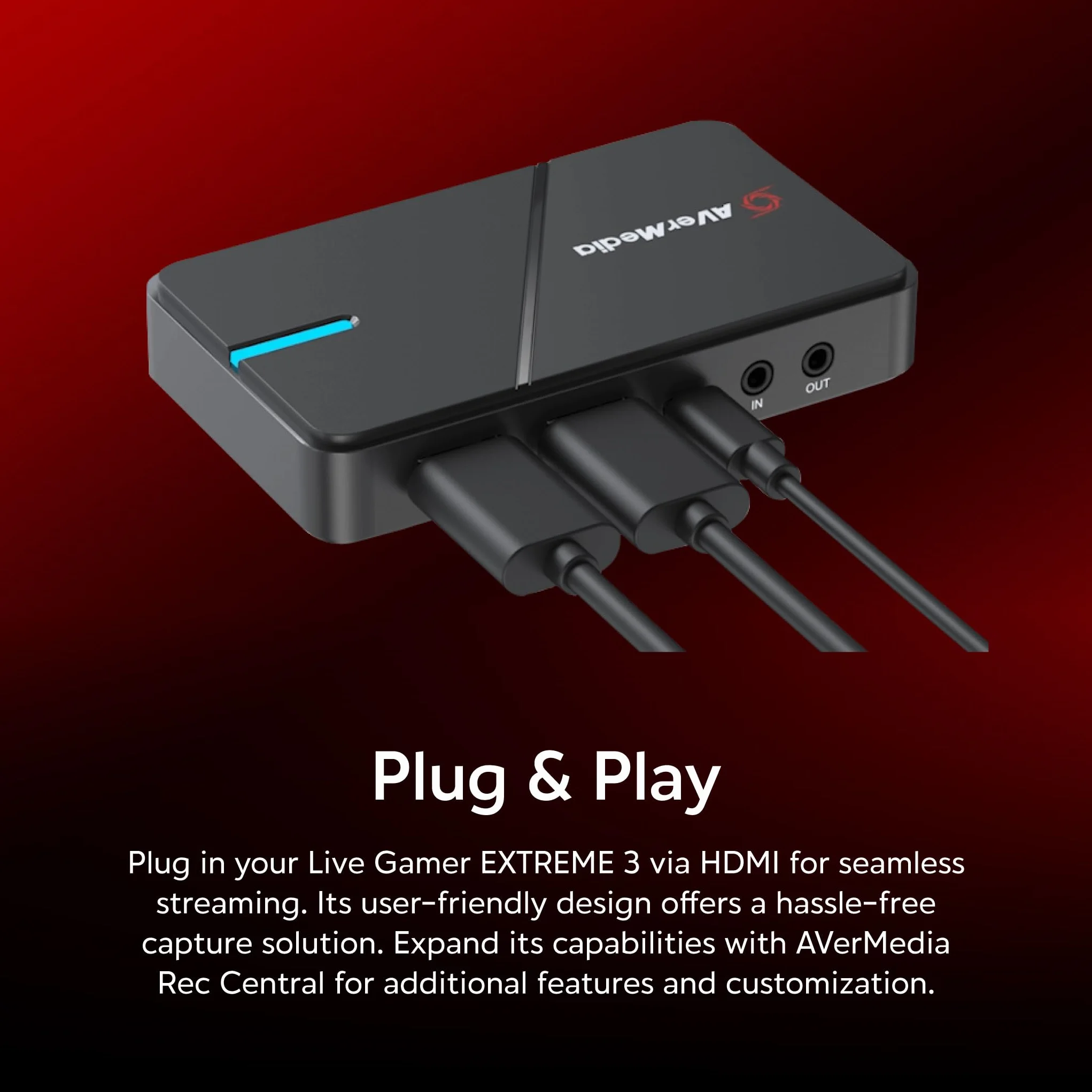 AVerMedia GC551G2 Live Gamer Extreme 3 Karta przechwytywania USB 3.2 nagrywanie 2160p30 Pass-Through HDMI