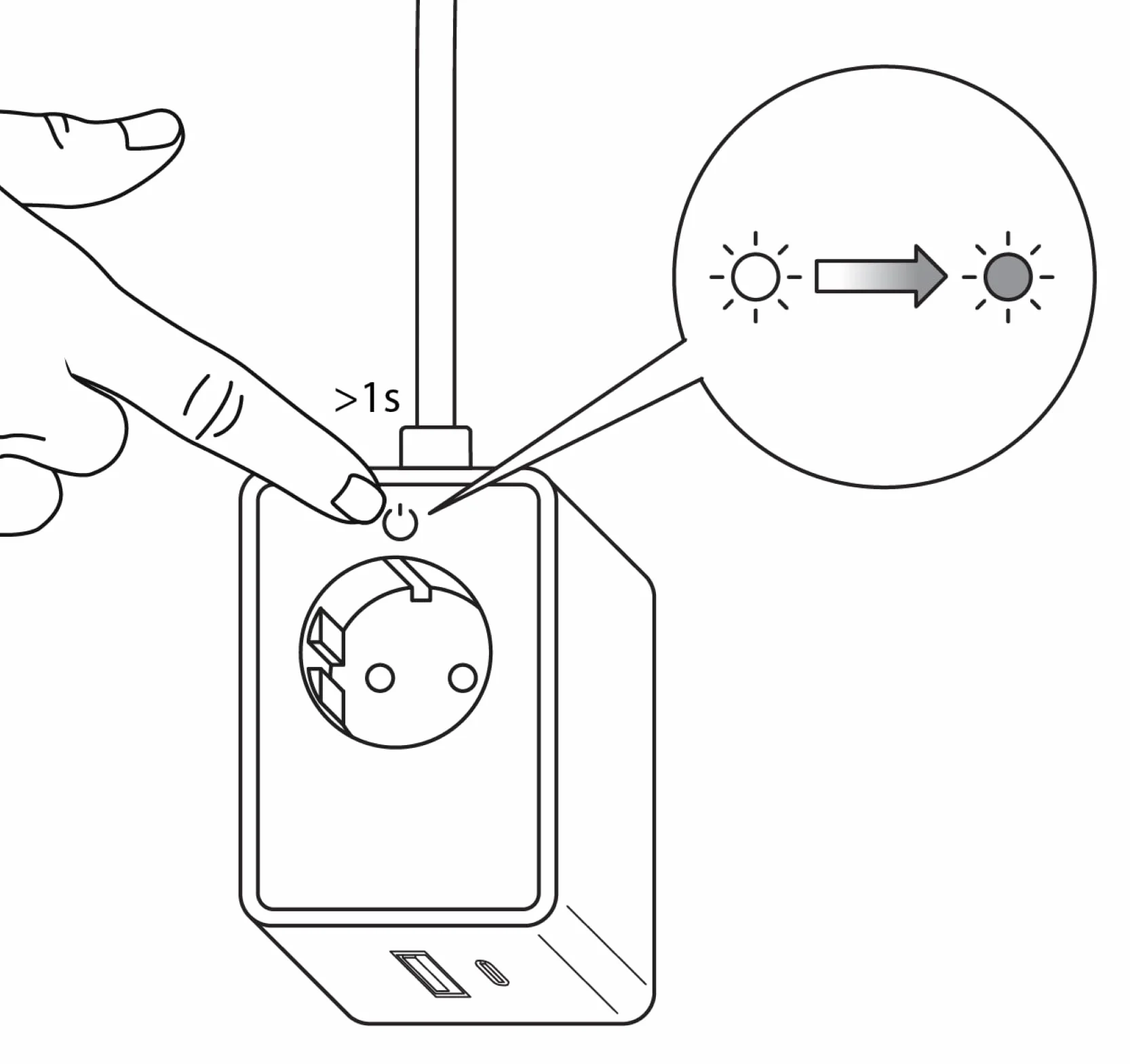 SEBSON Lampa LED o zmiennym gniazdku, lampka do czytania i gniazdko elektryczne ze złączem USB-C, elastyczna gęsia szyja, neutralna biel, 4000 K, lampka nocna, 4,5 W, czarna