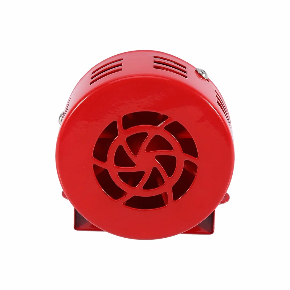 Qiilu samochód elektryczny alarm syrena 12 V 110 dB czerwony