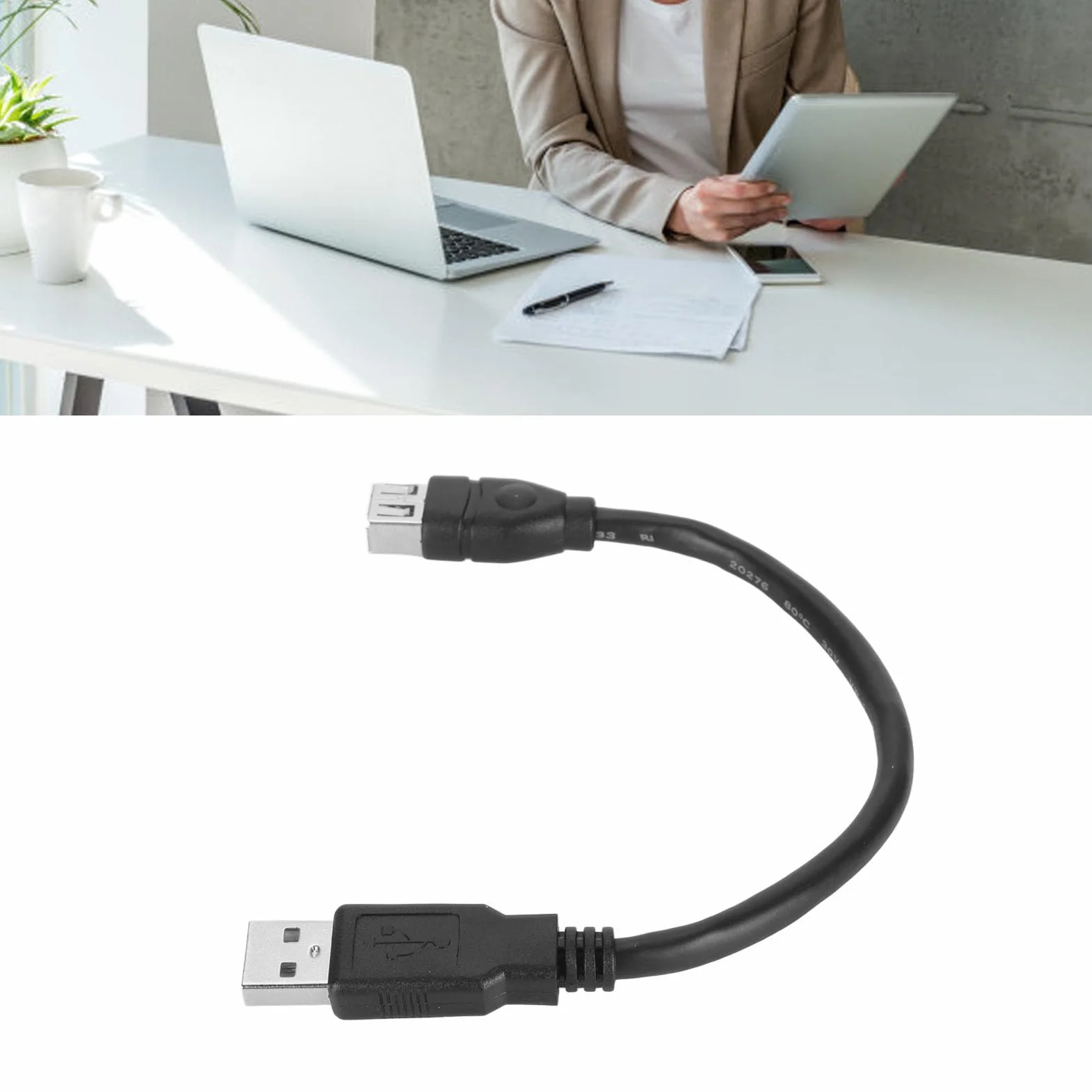 Kabel ładujący Firewire 1394 6-pinowy żeński do USB 2.0 AM