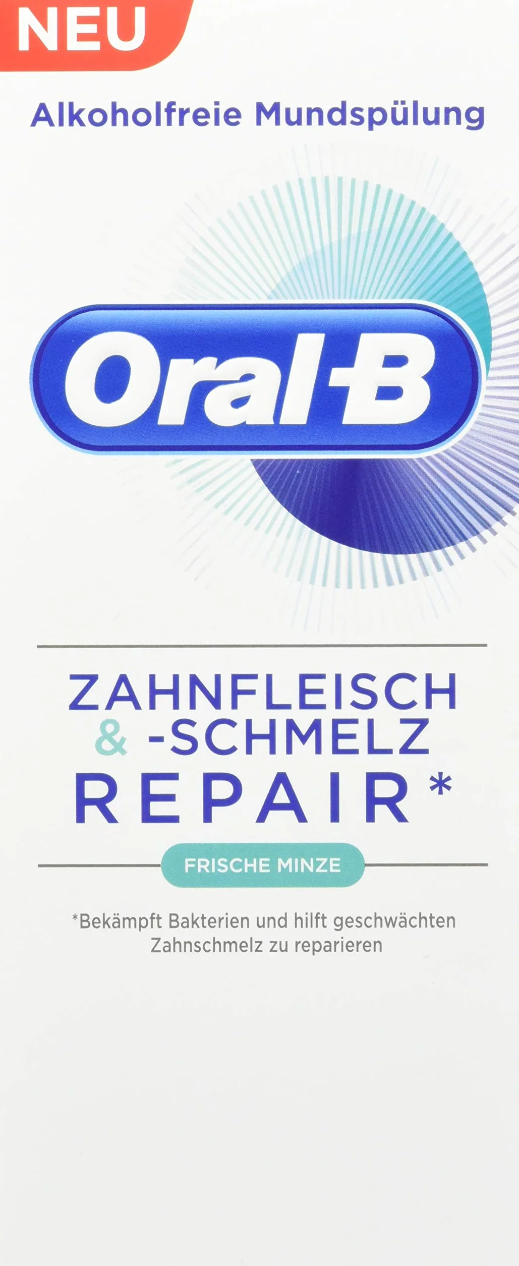 Oral-B Płyn do płukania jamy ustnej dziąseł i szkliwa, świeża mięta, 250 ml