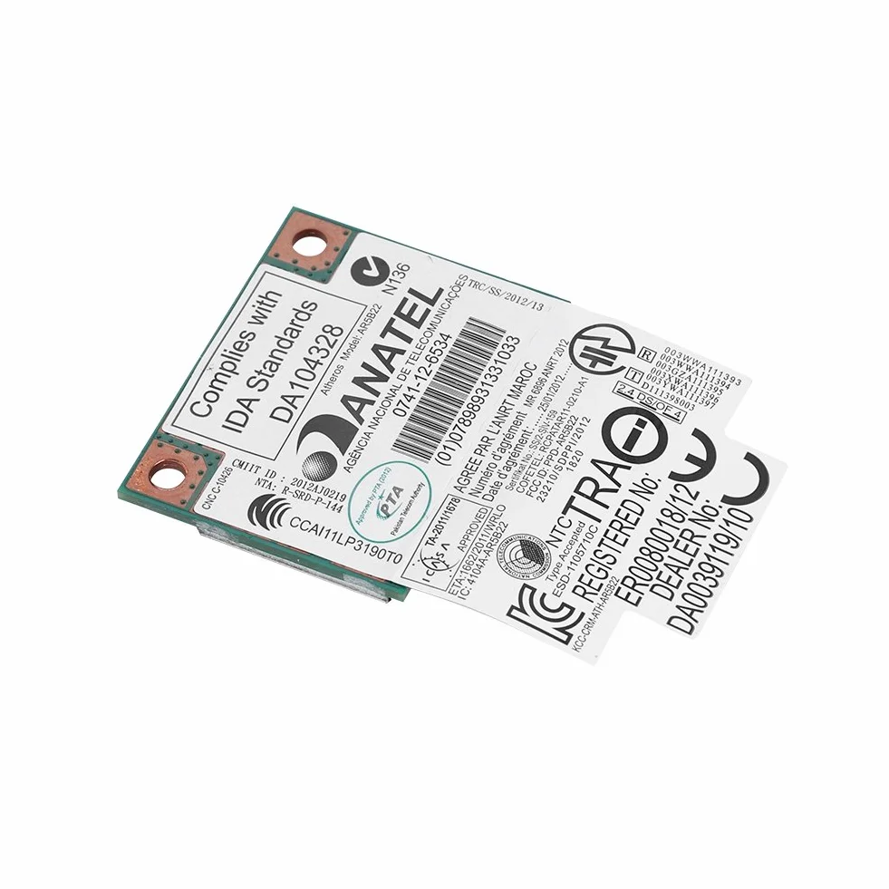 Atheros AR9462 AR5B22 Mini PCI E 802.11N WLAN Karte Bluetooth 4.0 2.4 & 5Ghz