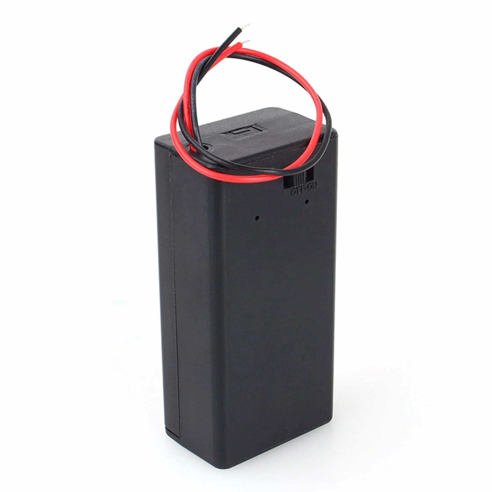 Estink 9 V uchwyt na baterie, komora baterii 9 V z obudową i przełącznikiem, 68,02 x 33,24 x 21,58 mm, długość kabla zasilającego 150 mm