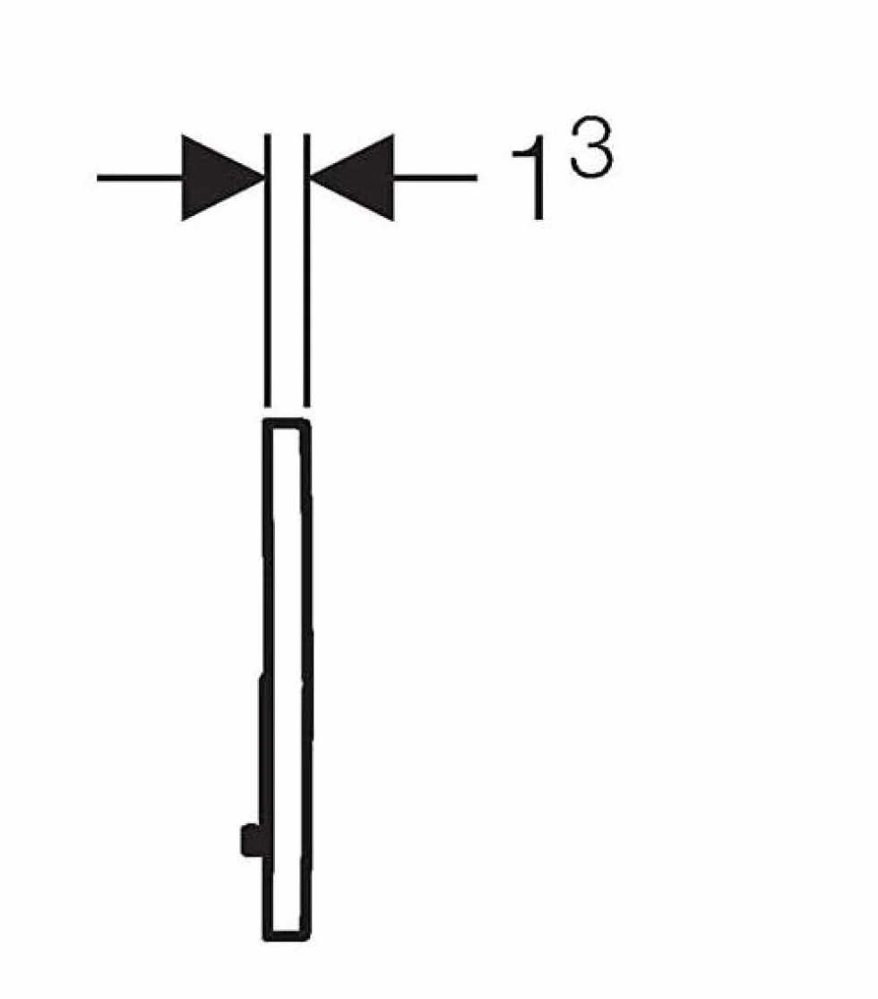 GEBERIT Sigma 01 115.770.11.5 biały podtynkowy spłukiwacz tiolet