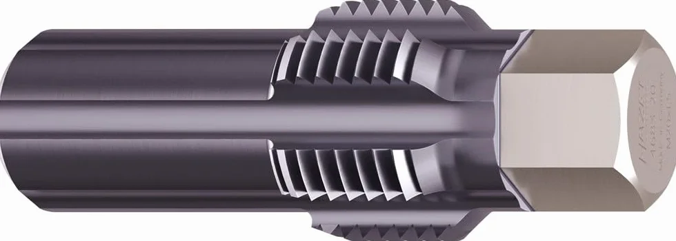 HAZET Obcinak do gwintów 4683-20 sześciokąt zewnętrzny 13 mm M20 x 1,5 TiAIN