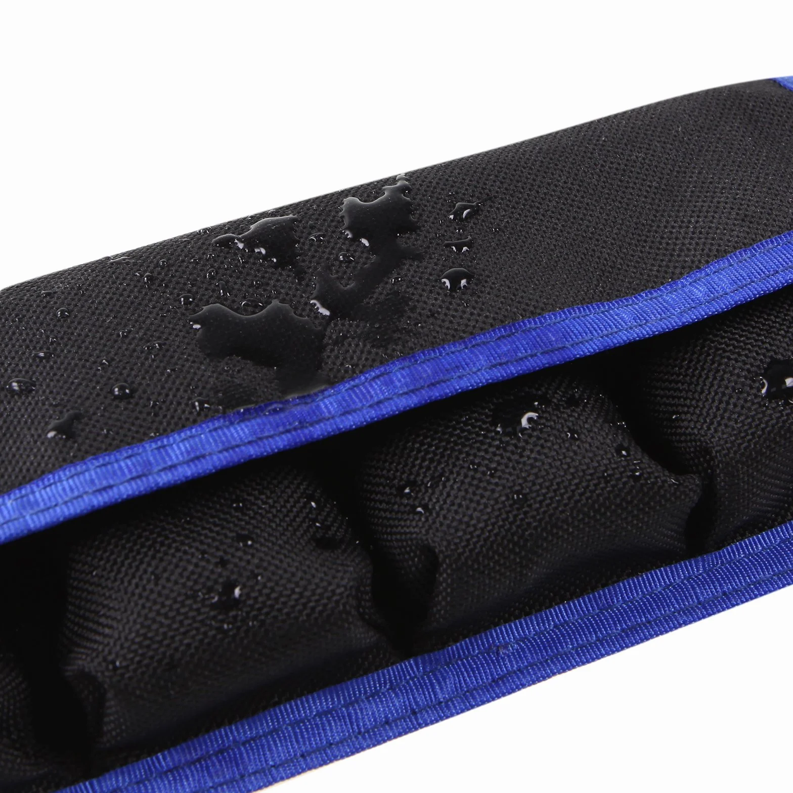 Selens torba na aparat DSLR niebieska Organizer na baterie AA LP-E6 LP-E8 LP-E10 LP-E12 EN-EL14 EN-EL15 NP-FW50 NP-F550 NP-FM500H