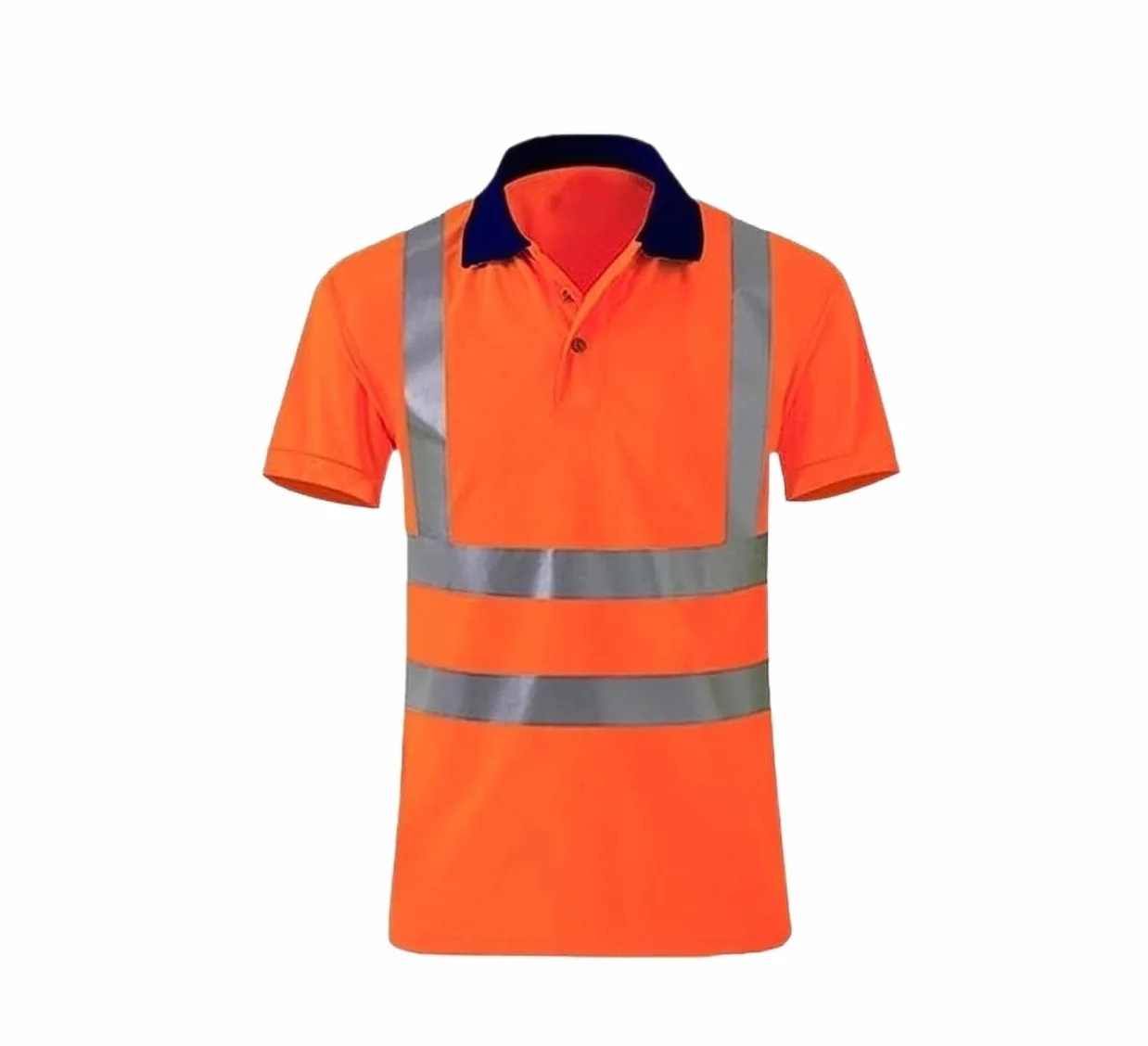 Odblaskowa Odblaskowa Kamizelka O Wysokiej Widoczności Koszule Ochronne Dla Mężczyzn Koszula Letnie Kamizelki Kamizelka(Oranje,XXL)