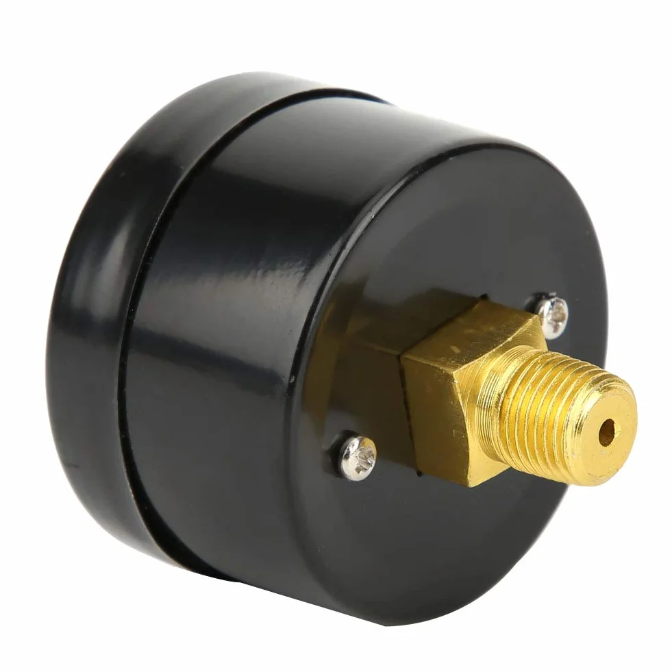 Manometr Regulatora Ciśnienia Powietrza do Sprężarki, 0-180 PSI/0-12 Bar, dla Sprężarek Śrubowych i Tłokowych