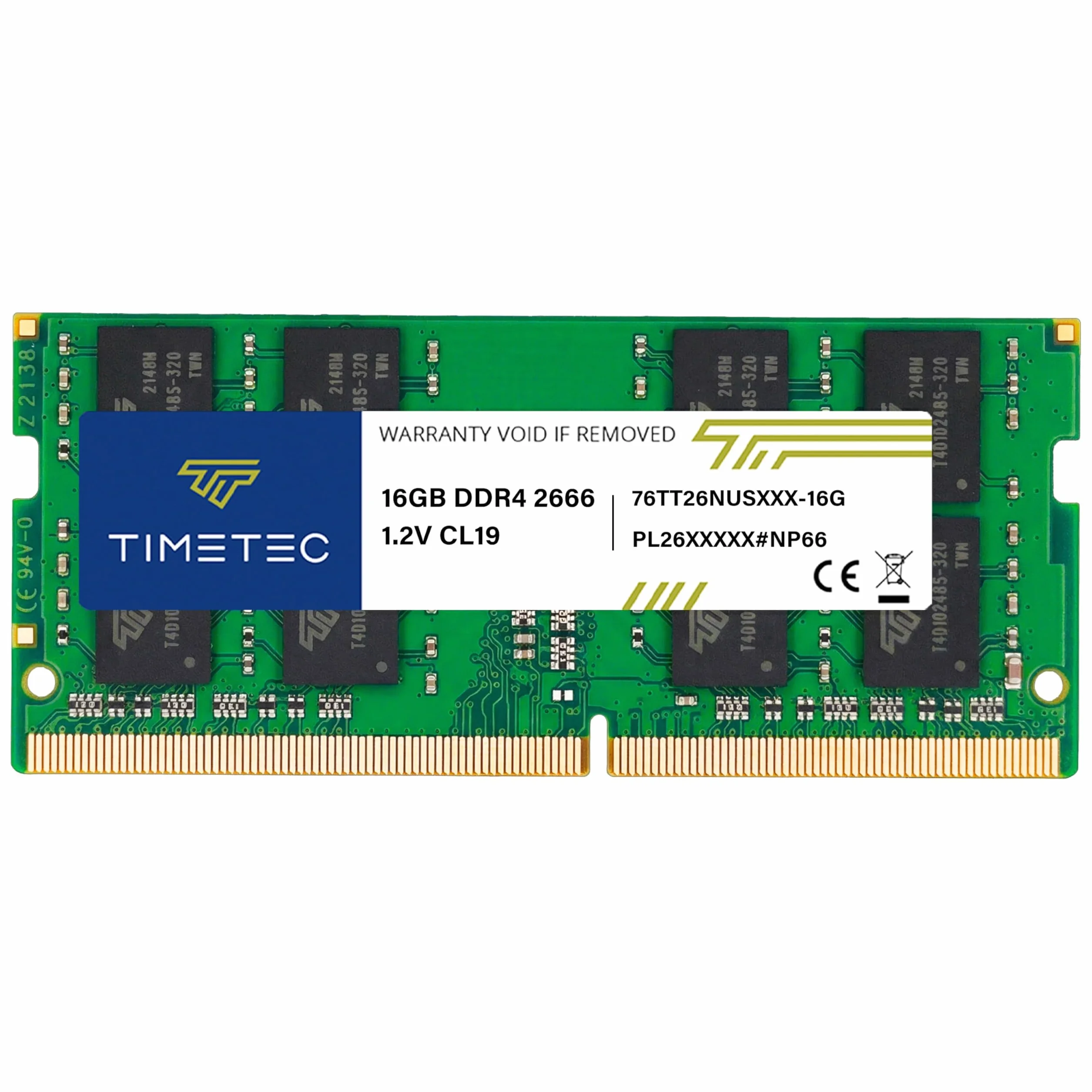 Timetec 16GB DDR4 2666MHz PC4-21300 SODIMM Laptop RAM Moduł