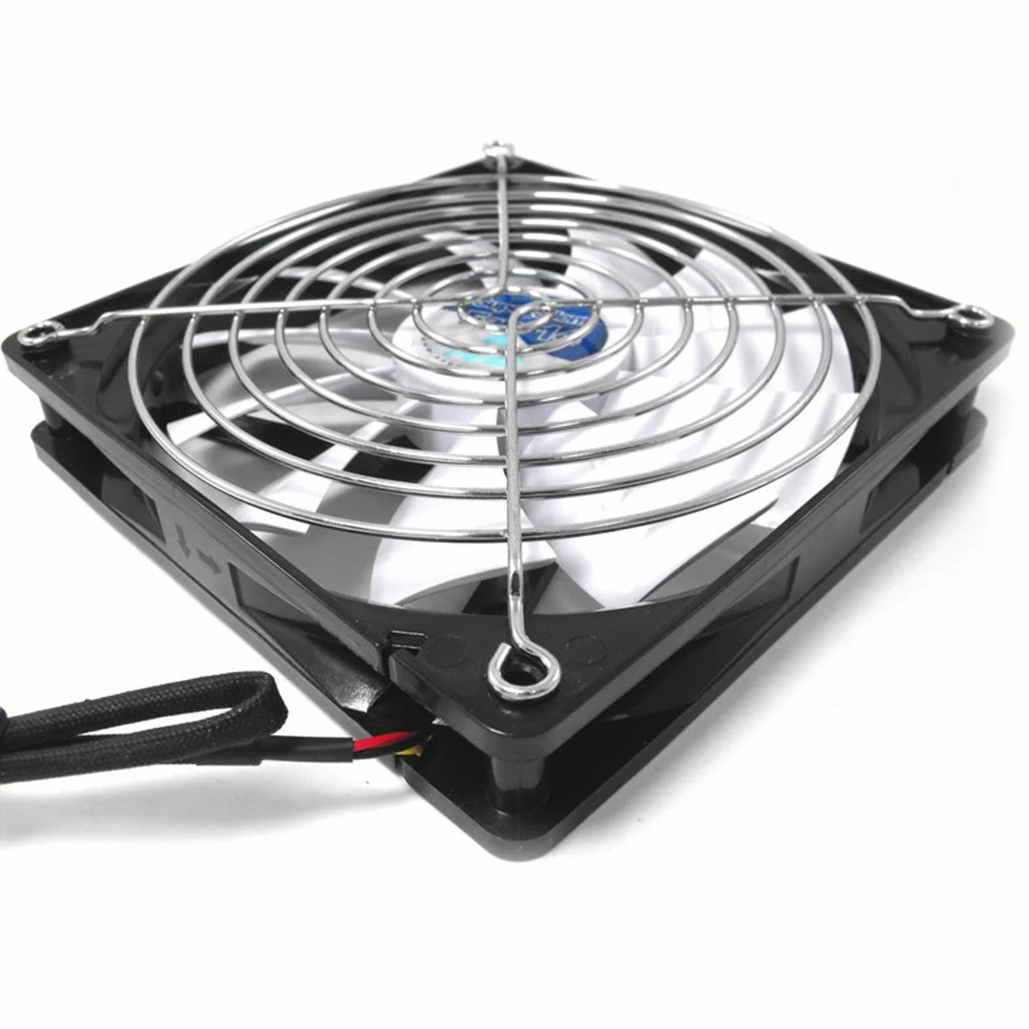 AABCOOLING Grill 80 Srebrny Metalowa Kratka Ochronna na Wentylator PC 80mm