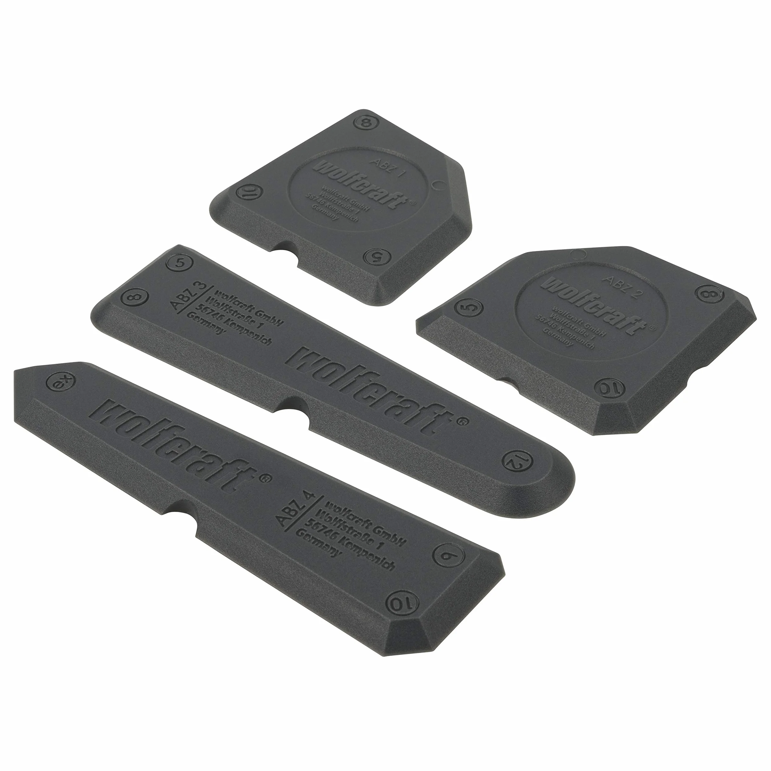 wolfcraft Zestaw gładzików do fug 4 szt. I 4330000 I Do wygładzania fug