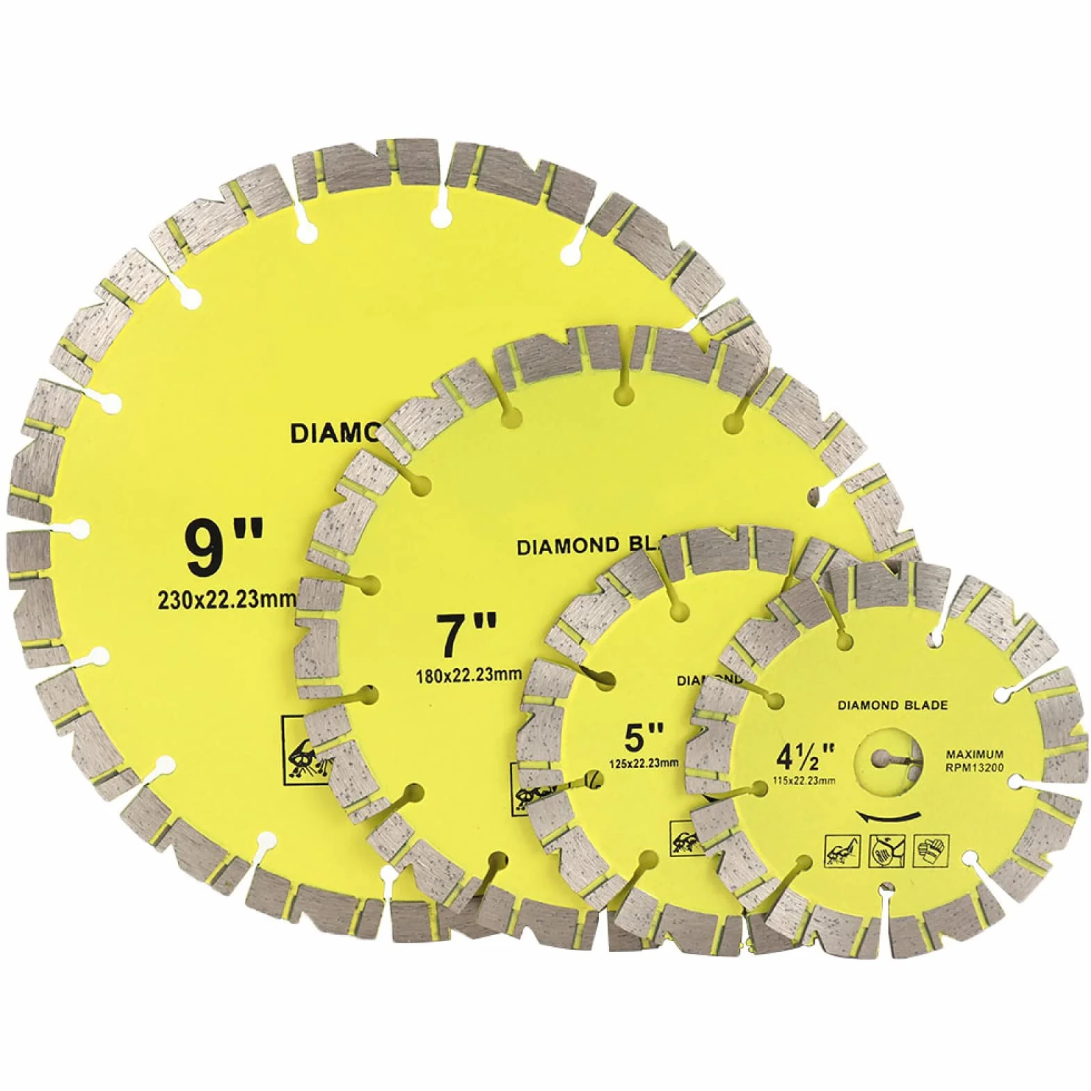 Diamentowe tarcze tnące do szlifierki kątowej， 115/125/180/230mm Diamentowa tarcza tnąca Super cienka do marmuru, betonu, gresu porcelanowego do przecinarek, 125x22,23mm(125x22.23mm)