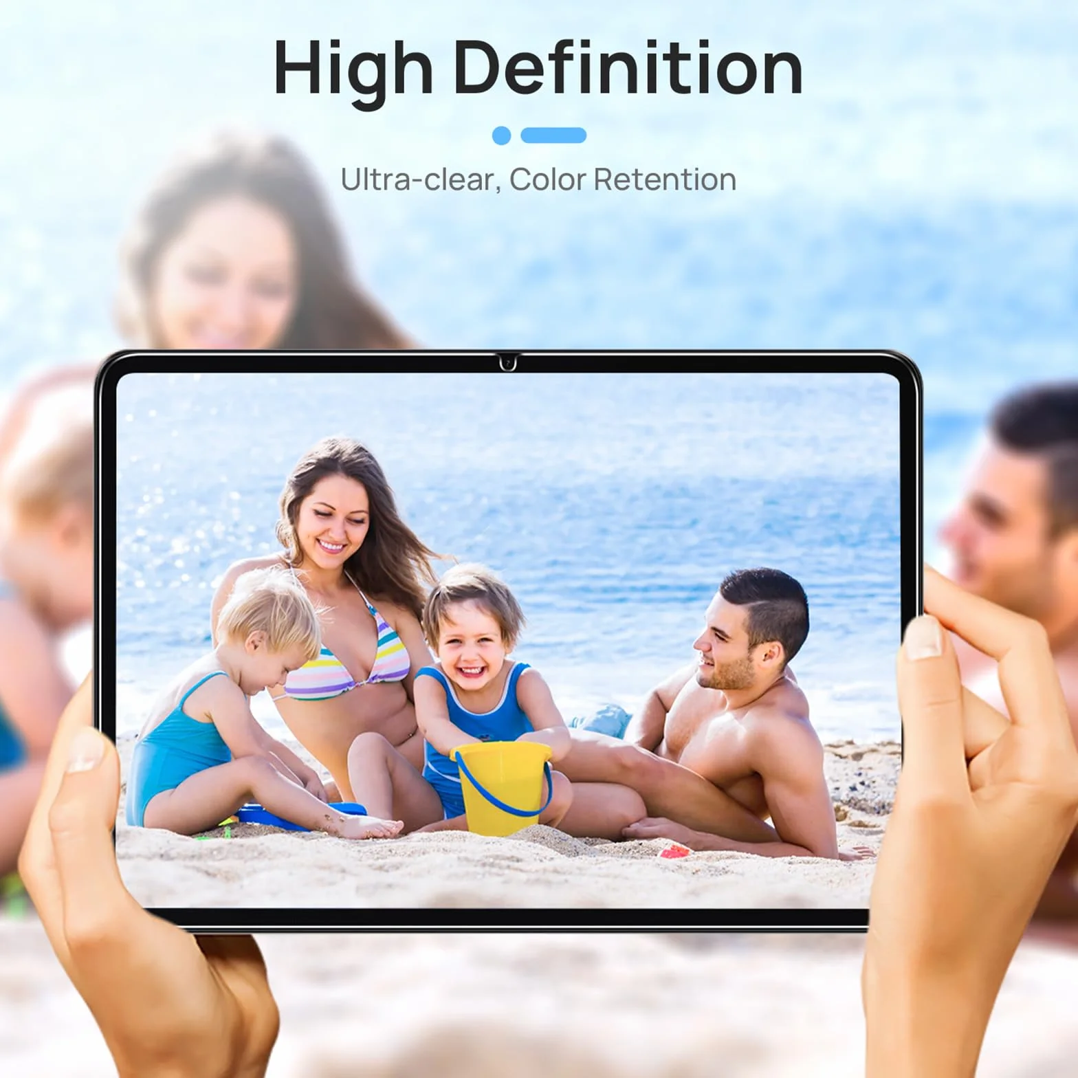 Gerutek 2 sztuki folii ochronnej do Lenovo Tab M11 2024 / K11 / Lenovo Idea Tab 2025 11" (TB-336FU/330FU/331FC/330XU), twardość 9H, odporna na zarysowania, odporna na odciski palców, bez pęcherzyków